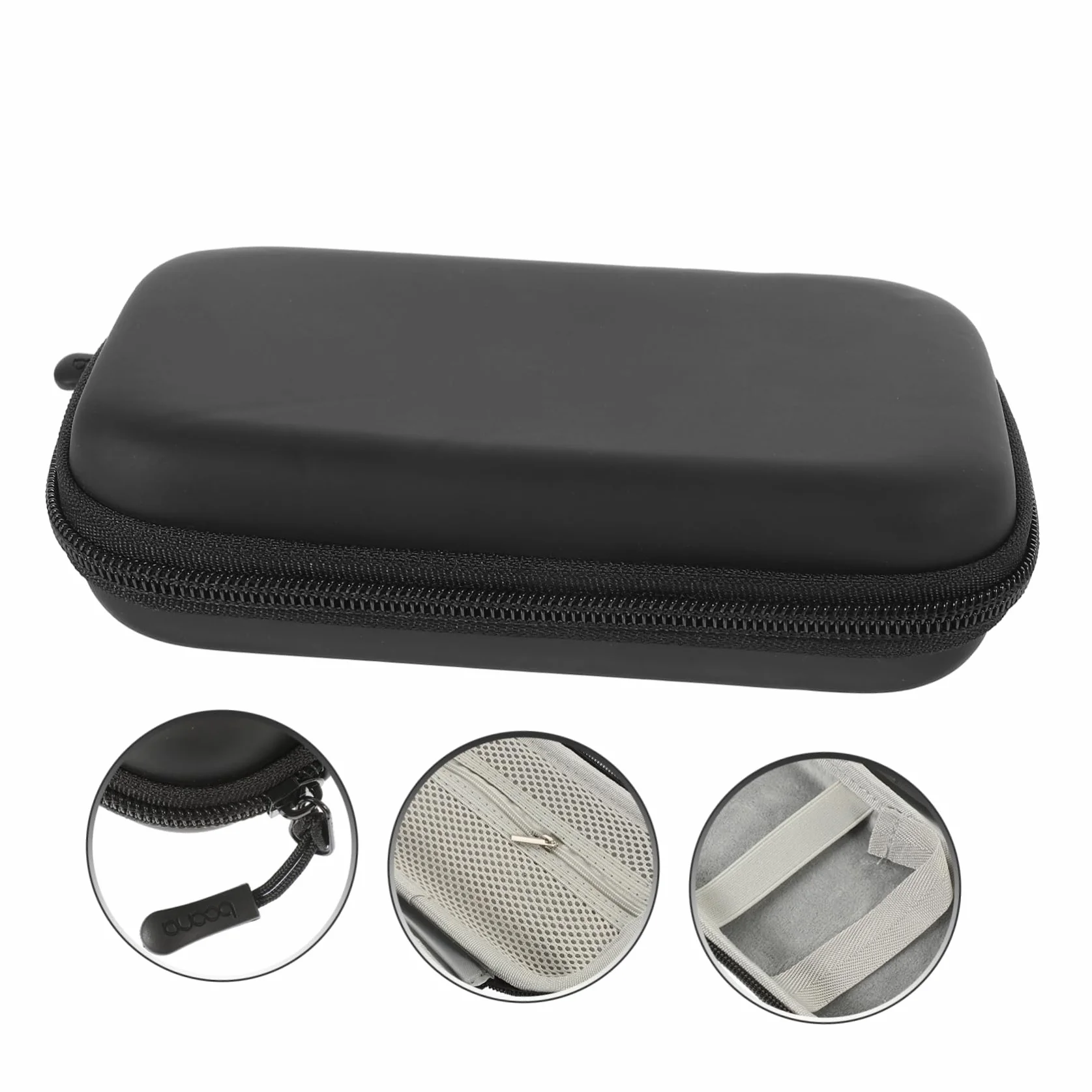 Étui en cuir PU organisateur de rangement pour cravate et accessoires électroniques
