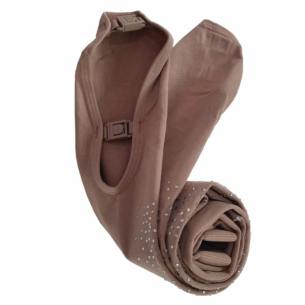 Collant de Patinage Artistique pour Fille LIUHUO avec Diamants sur Les Deux côtés