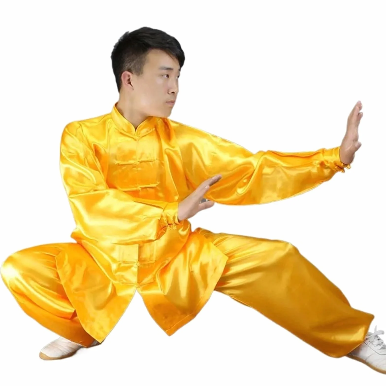Uniformes Traditionnels Tai Chi Kung Fu Wushu Costume Wing Chun Arts Martiaux Adultes Enfants