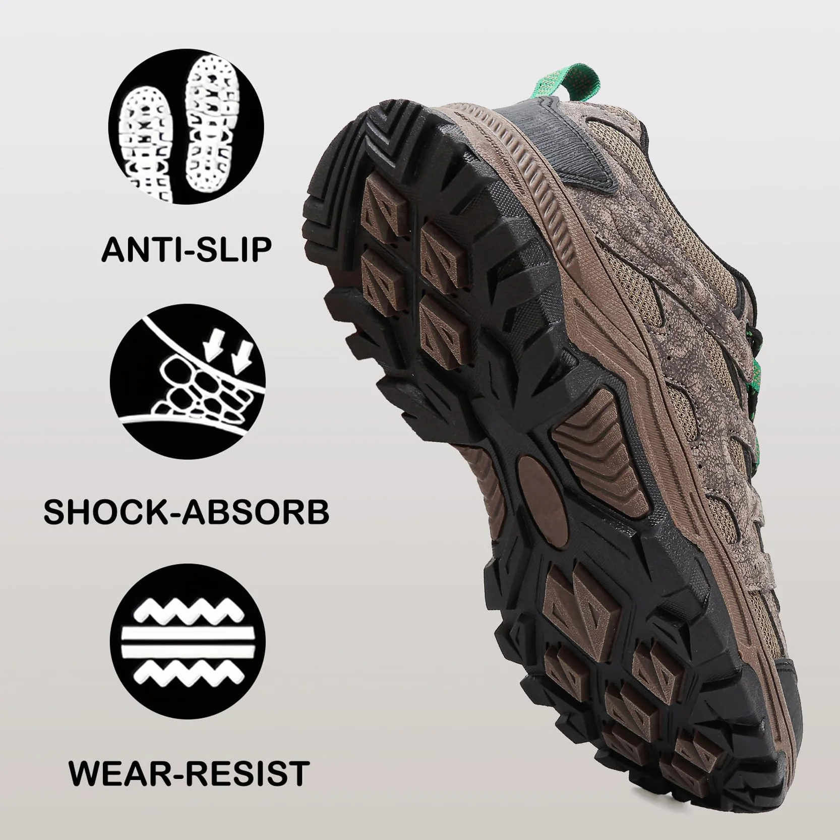 Chaussures de Randonnée Homme Femme Trekking Respirant Antidérapantes