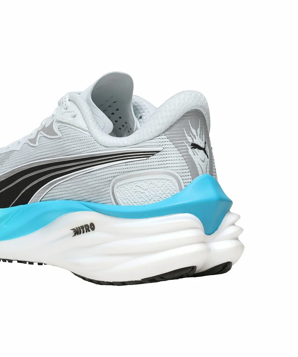 PUMA Velocity Nitro 4 Chaussures de Running Hommes Sea Glass-Speed Blue