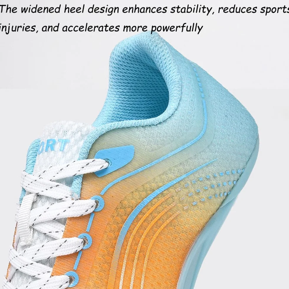 Chaussures de course à crampons Sprint plaque carbone antidérapantes unisexes athlétisme saut en longueur 35-44 EU