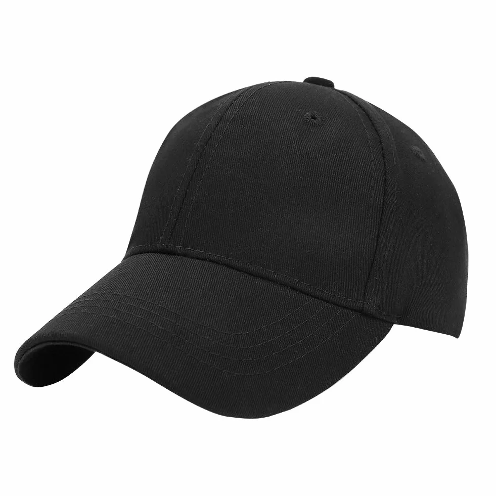 Casquette de Baseball Enfants Unie Respirante Snapback Été Protection Solaire Légère Réglable Garçons Filles 4-8 Ans