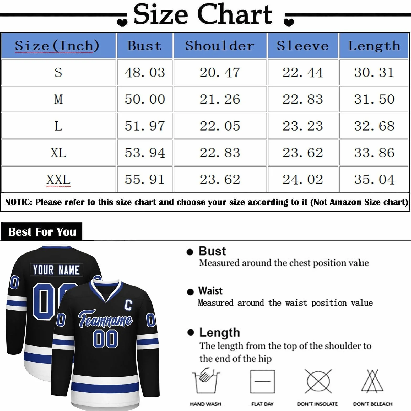 Maillot de Hockey Personnalisé avec Nom et Numéro - Col en V Homme Femme Youth