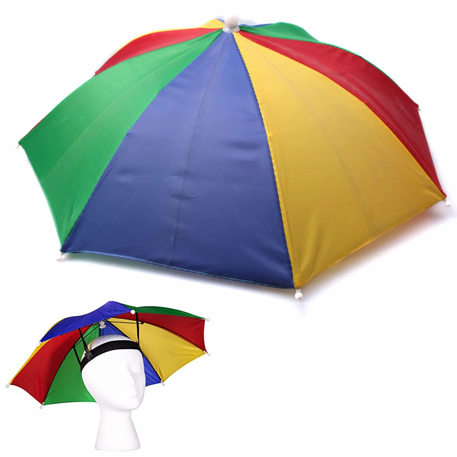 Cerioll Chapeau De Parapluie Anti-UV Adulte Pêche avec Bande Élastique