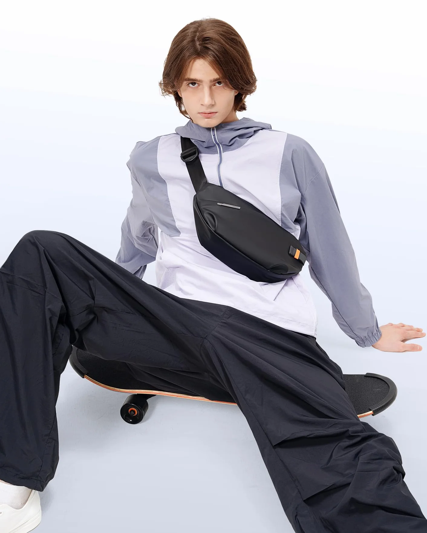 Inateck Sac Banane Ville Femme Homme Bandoulière Léger Sangle Réglable Imperméable Multifonction Voyage Cyclisme Travail Sports Randonnée