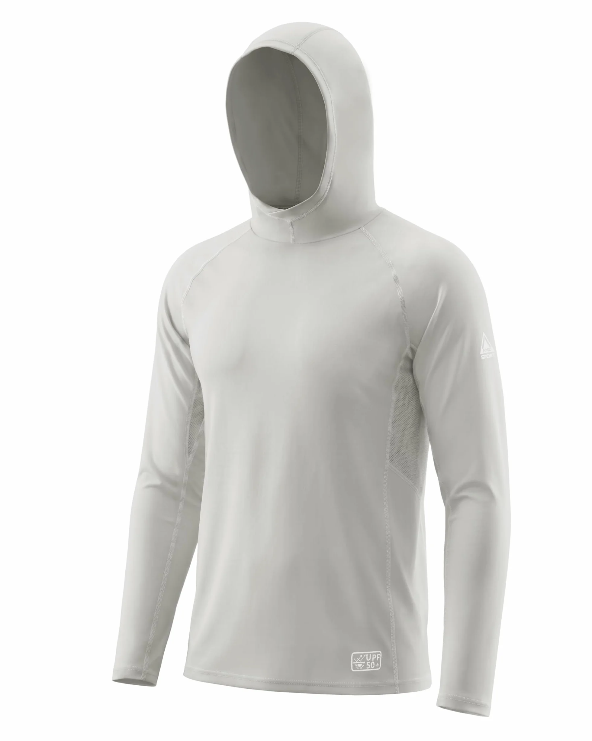 AMZSPORT Sweat à Capuche Homme UPF 50+ Protection Solaire Anti-UV Rashguard Manches Longues Pêche Plein Air