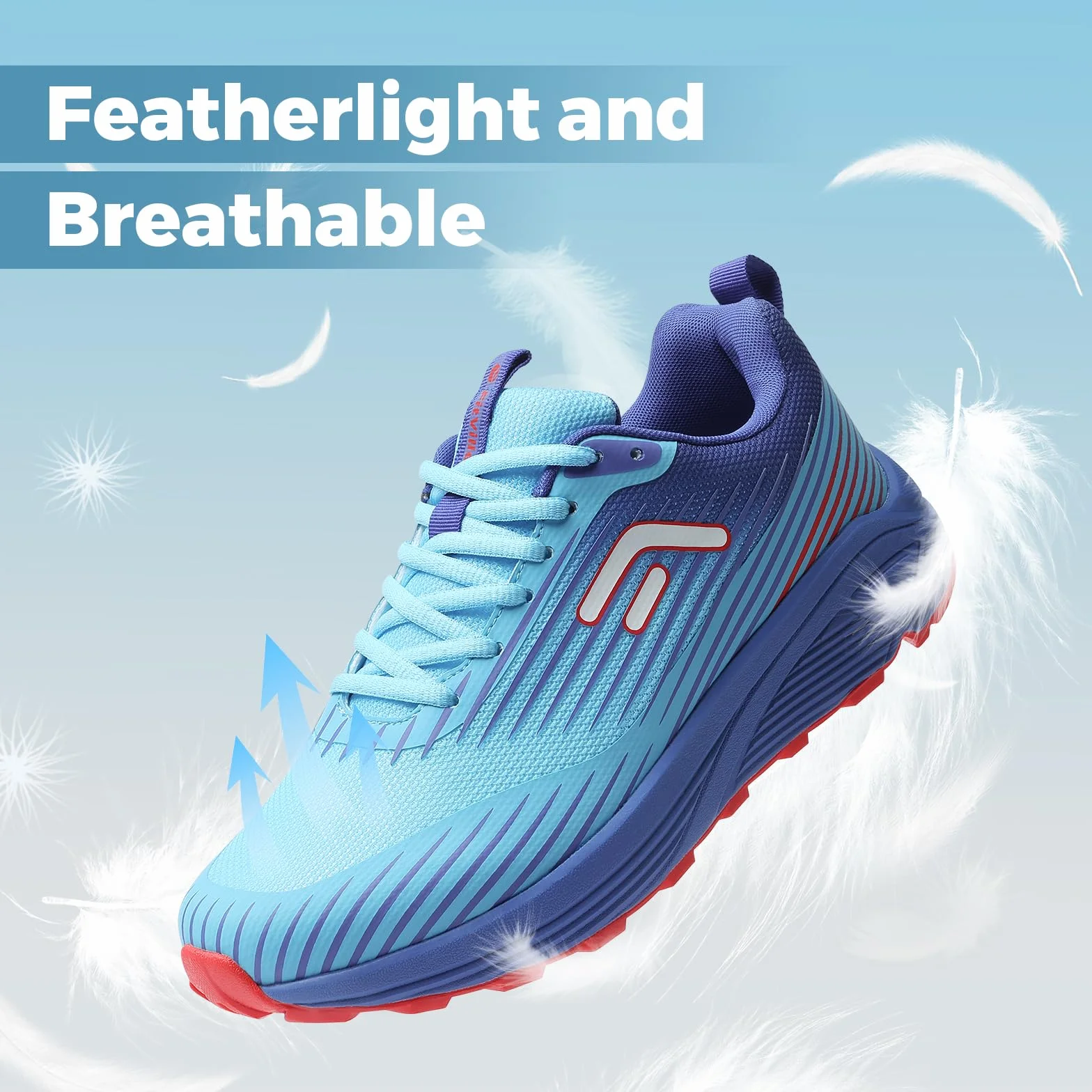 FitVille Chaussures Running Homme Pied Larges Baskets Légères Confortables Course Route Randonnée