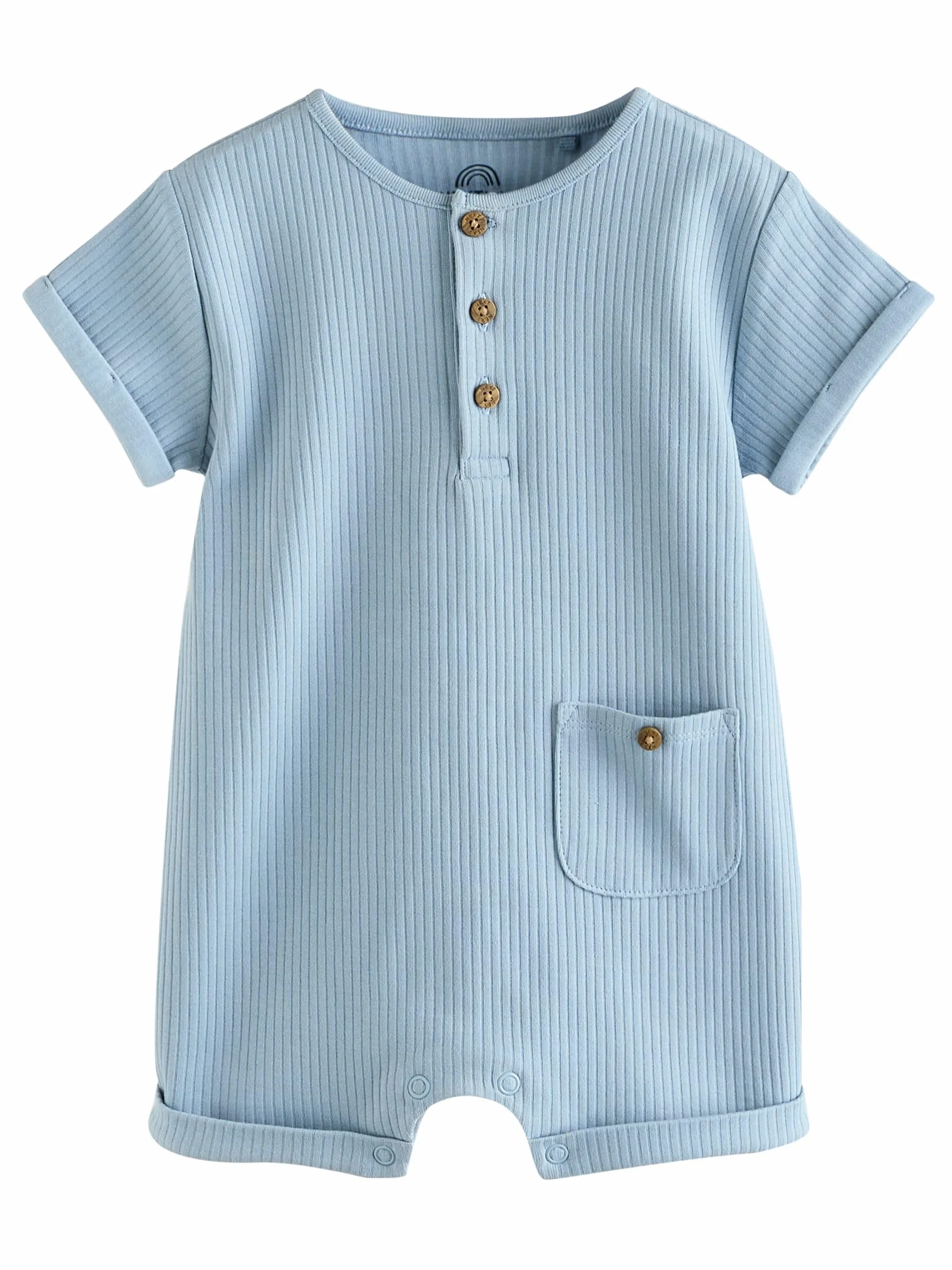 NEXT Bébé garçon Barboteuse col grand-père boutonné lot de 4