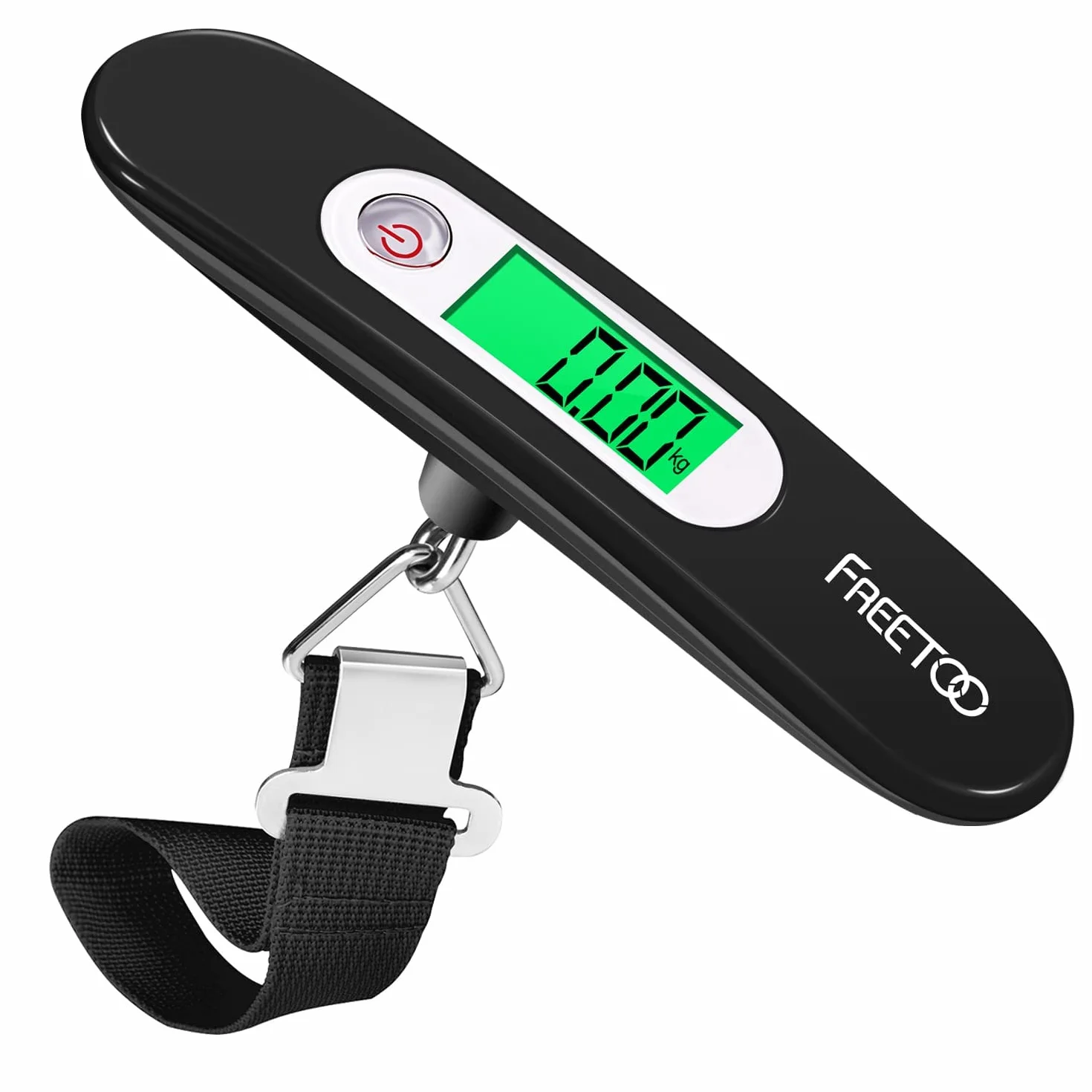FREETOO Portable Electronic Luggage Scale 50kg/110lb Digital Baggage Scale with Tare Function for Travel Shopping Post Office Home Outdoor