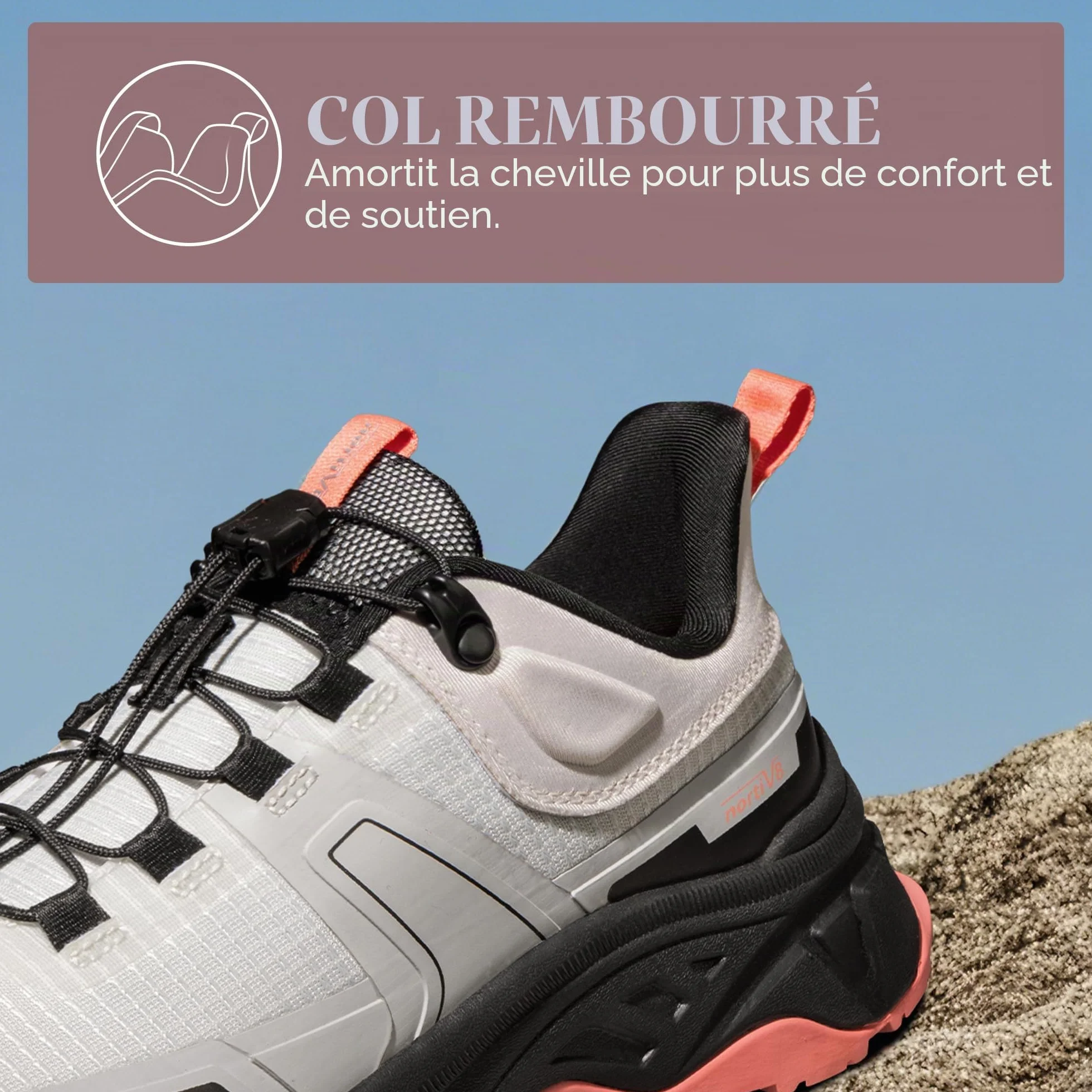 NORTIV 8 Chaussures de Randonnée Légères pour Femmes Confortables et Respirantes