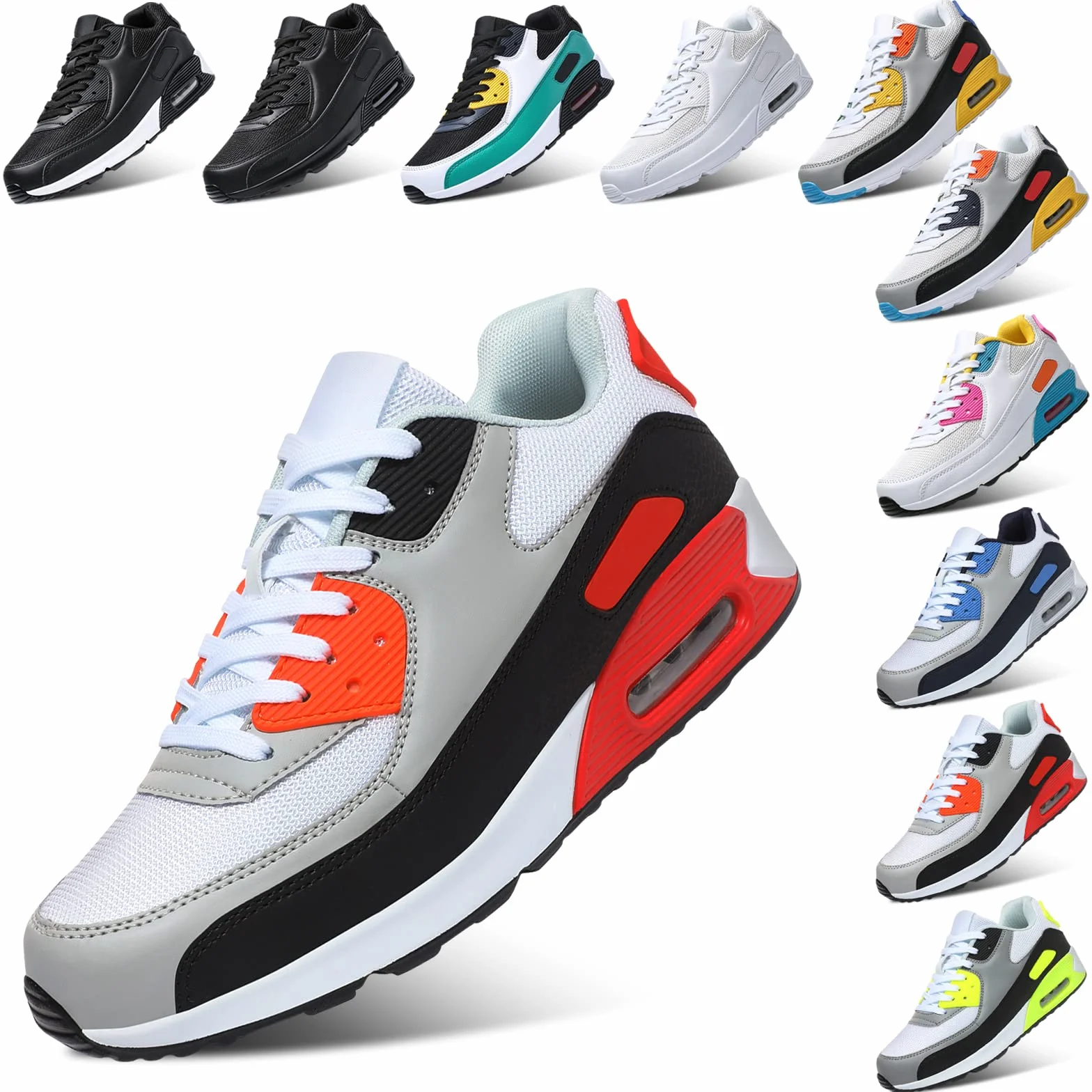 PADGENE Baskets Mode Chaussures Sport Course Sneakers Fitness Gym Multisports Outdoor