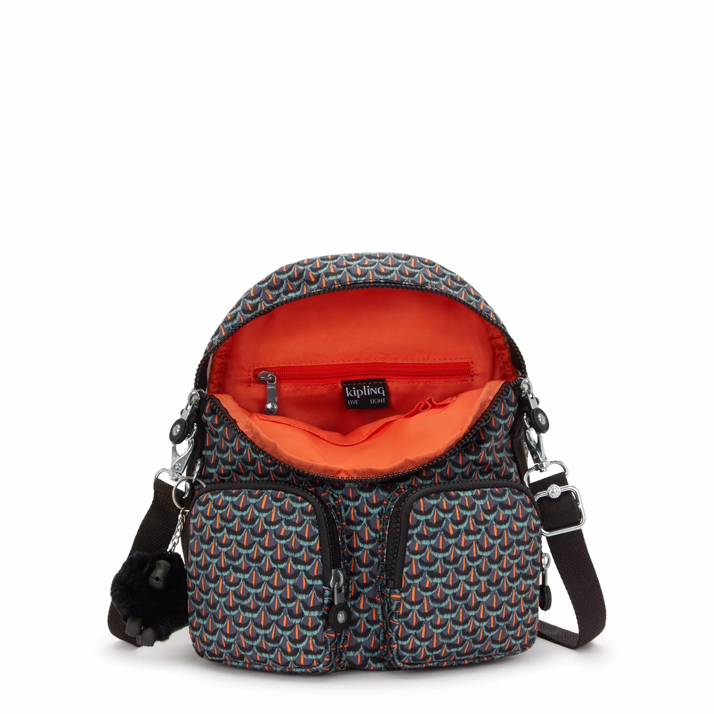 KIPLING Firefly Up Petit Sac à Dos Convertible Inviting Grey