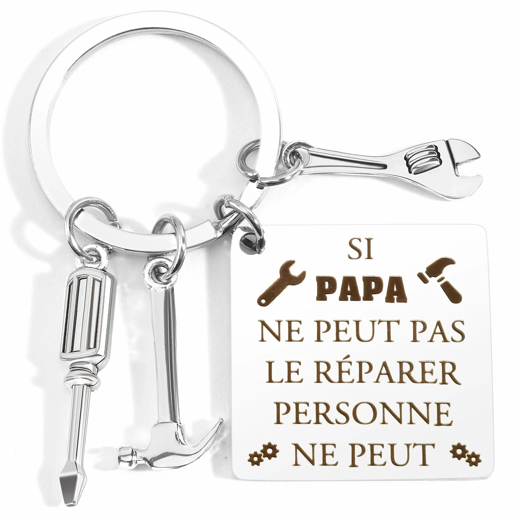 Papa Porte Clef Original Cadeau Fete des Peres Noel Anniversaire