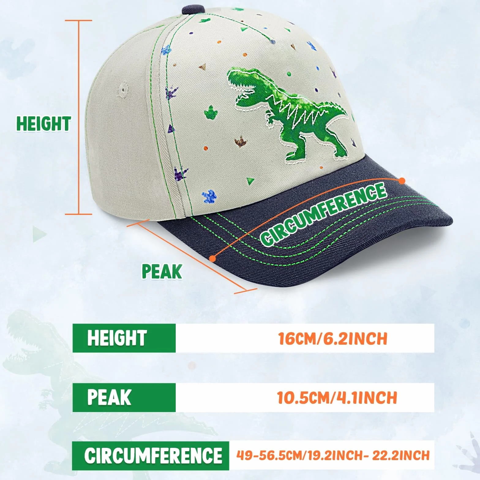 WAWSAM Casquette de Baseball Ajustable Enfant Chapeau Soleil