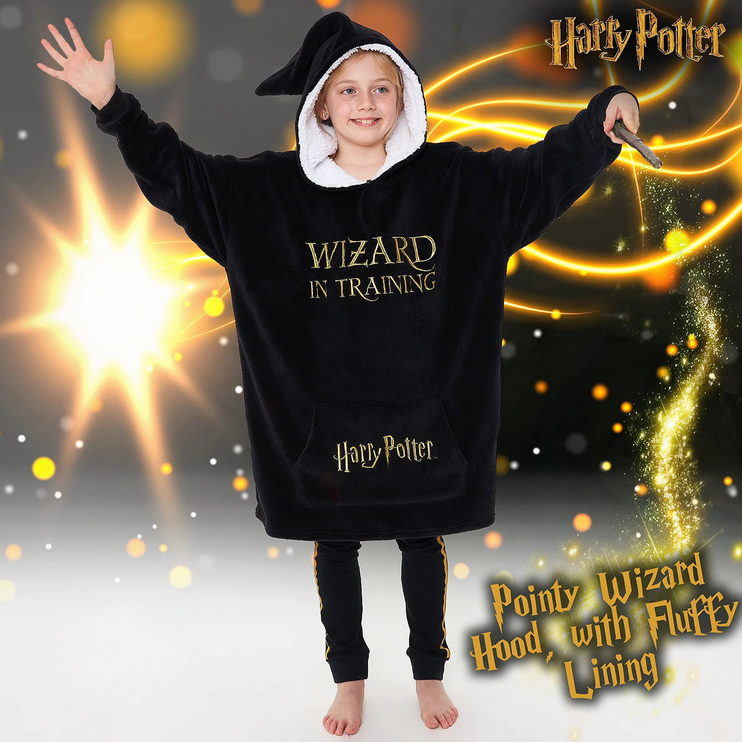 Harry Potter Pull Plaid Oversize Enfant Ado Fille Garcon