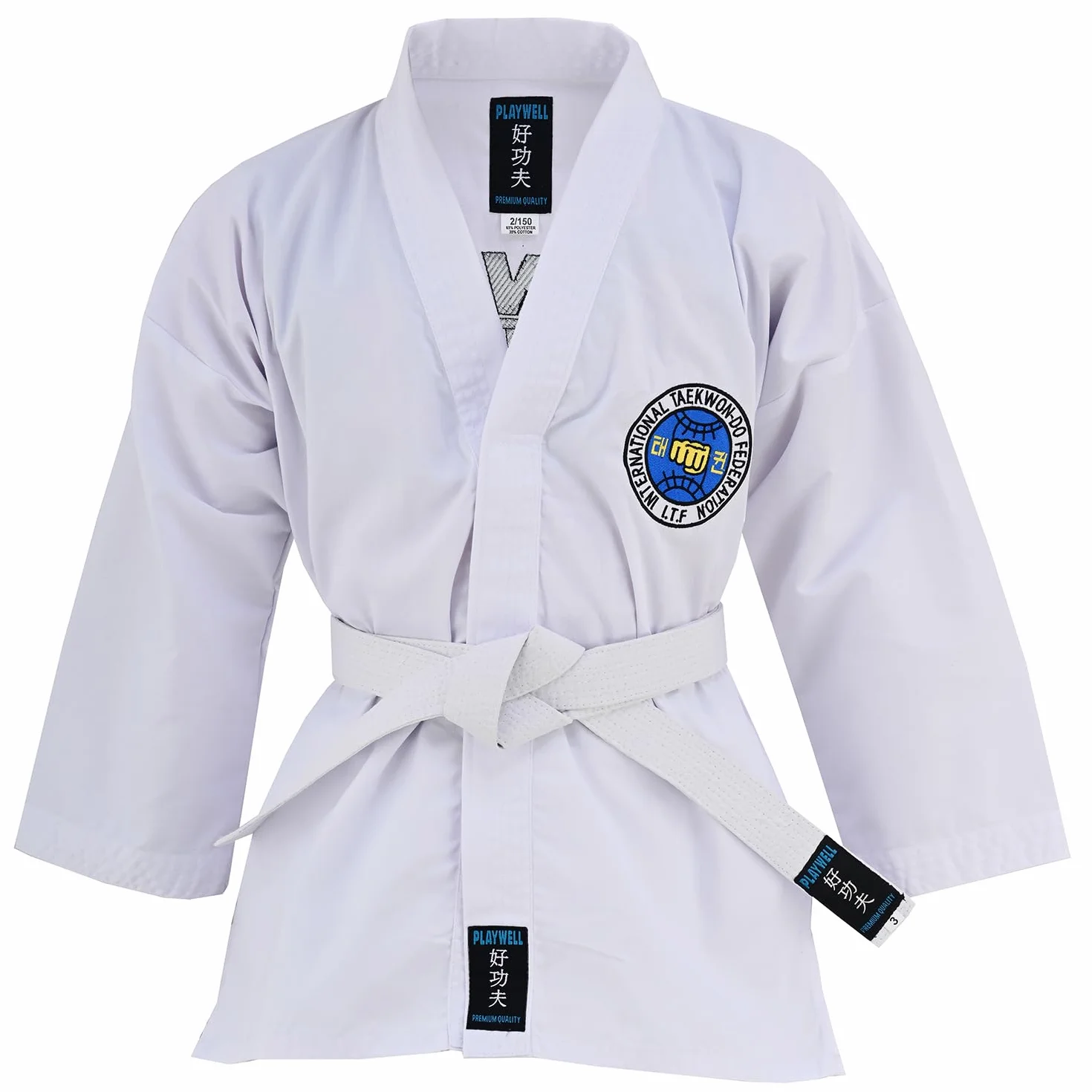 Playwell Martial Arts ITF Taekwondo Student Suit Uniform