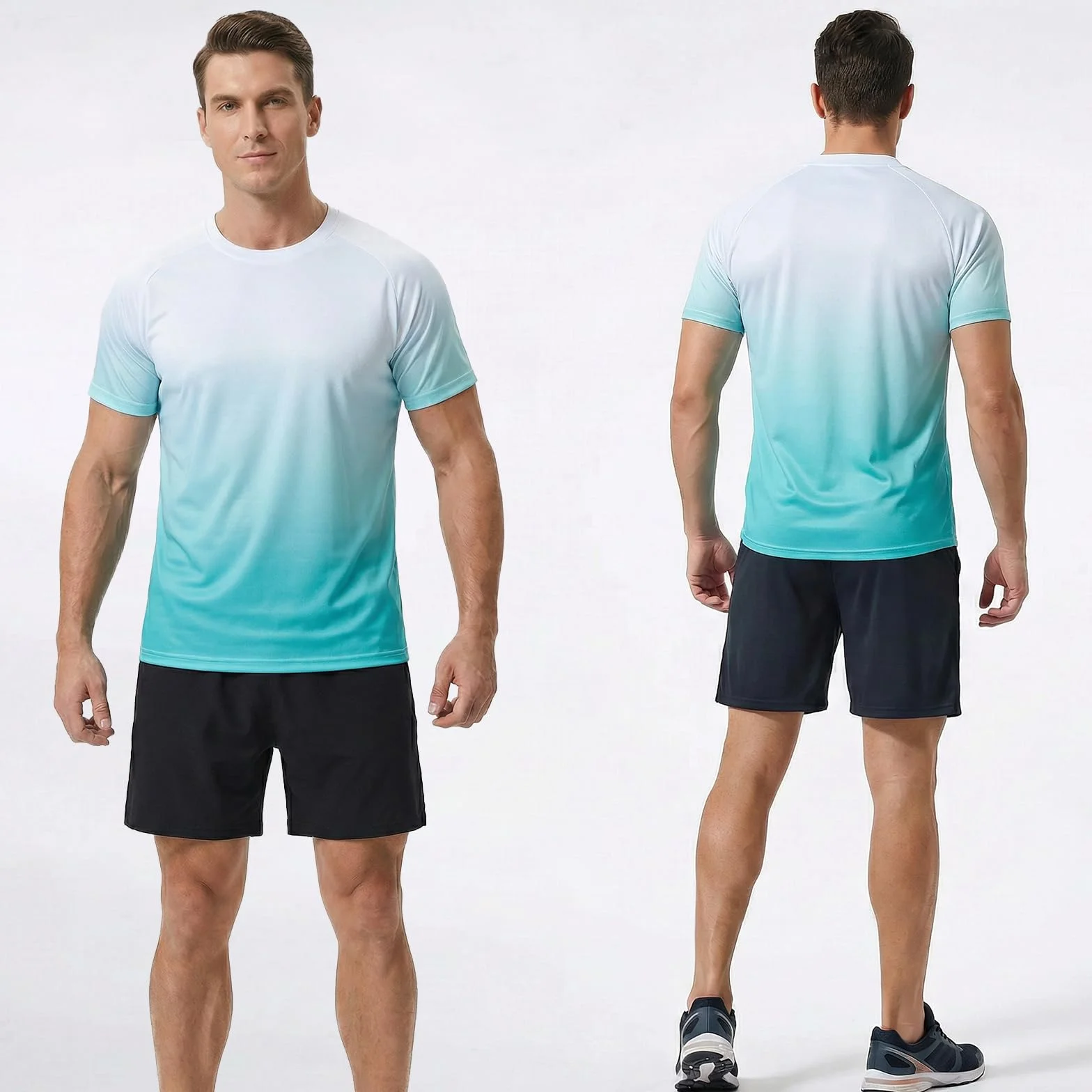Cimic Pack de 3 Rashguards UV Hommes UPF 50+ T-Shirt Natation Séchage Rapide pour Surf