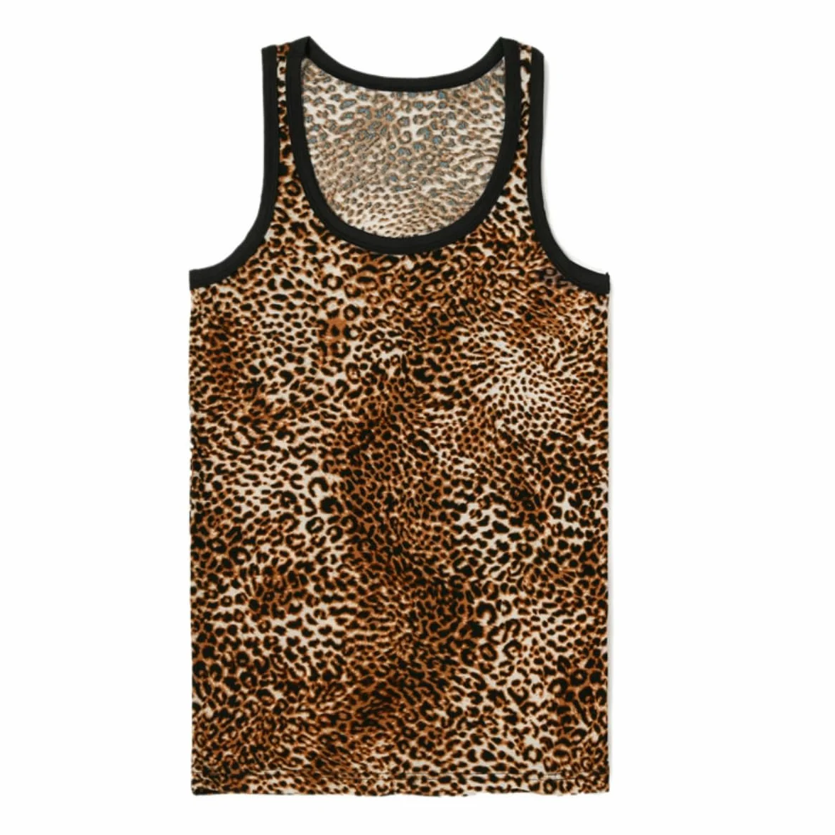 Débardeur léopard homme gilet athlétique sans manches ajusté t-shirt sexy imprimé léopard fête rave discothèque sous-vêtements respirants