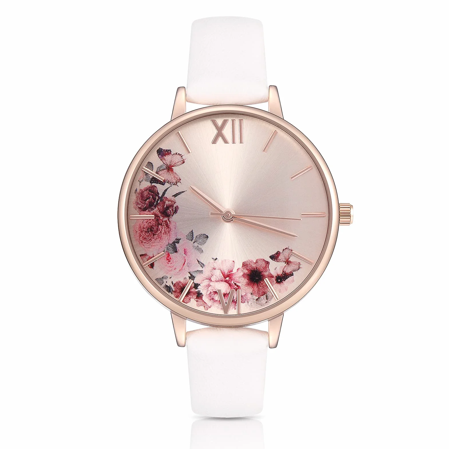 Montre Femme Bracelet Cuir Quartz Luxe Étanche Mode Montre-Bracelet Créative