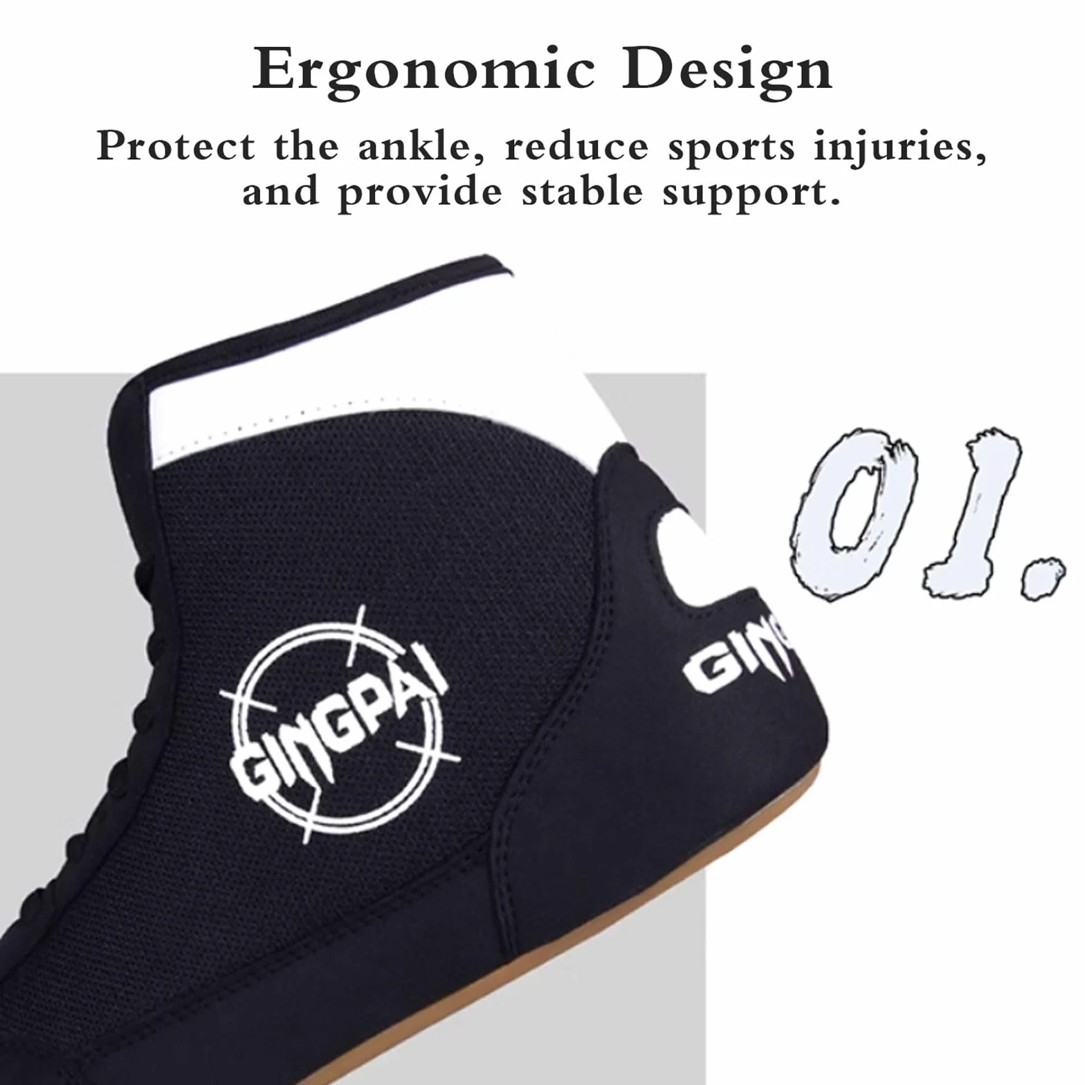 Chaussures de Lutte Boxe Respirantes Antidérapantes pour Homme Femme