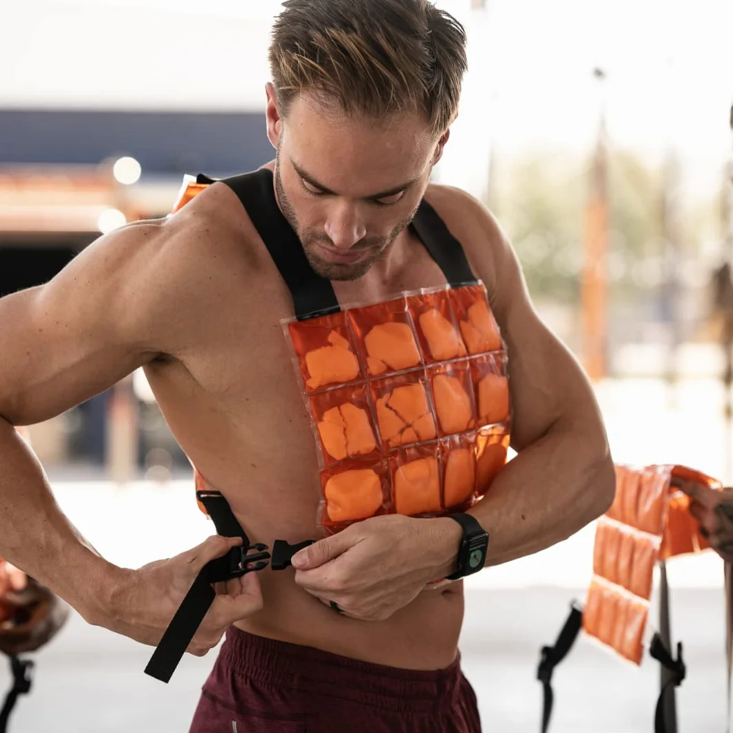 HYPERWEAR CoolOver Gilet de refroidissement avancé pour athlètes – Pré-refroidissement, mi-temps, protection constante