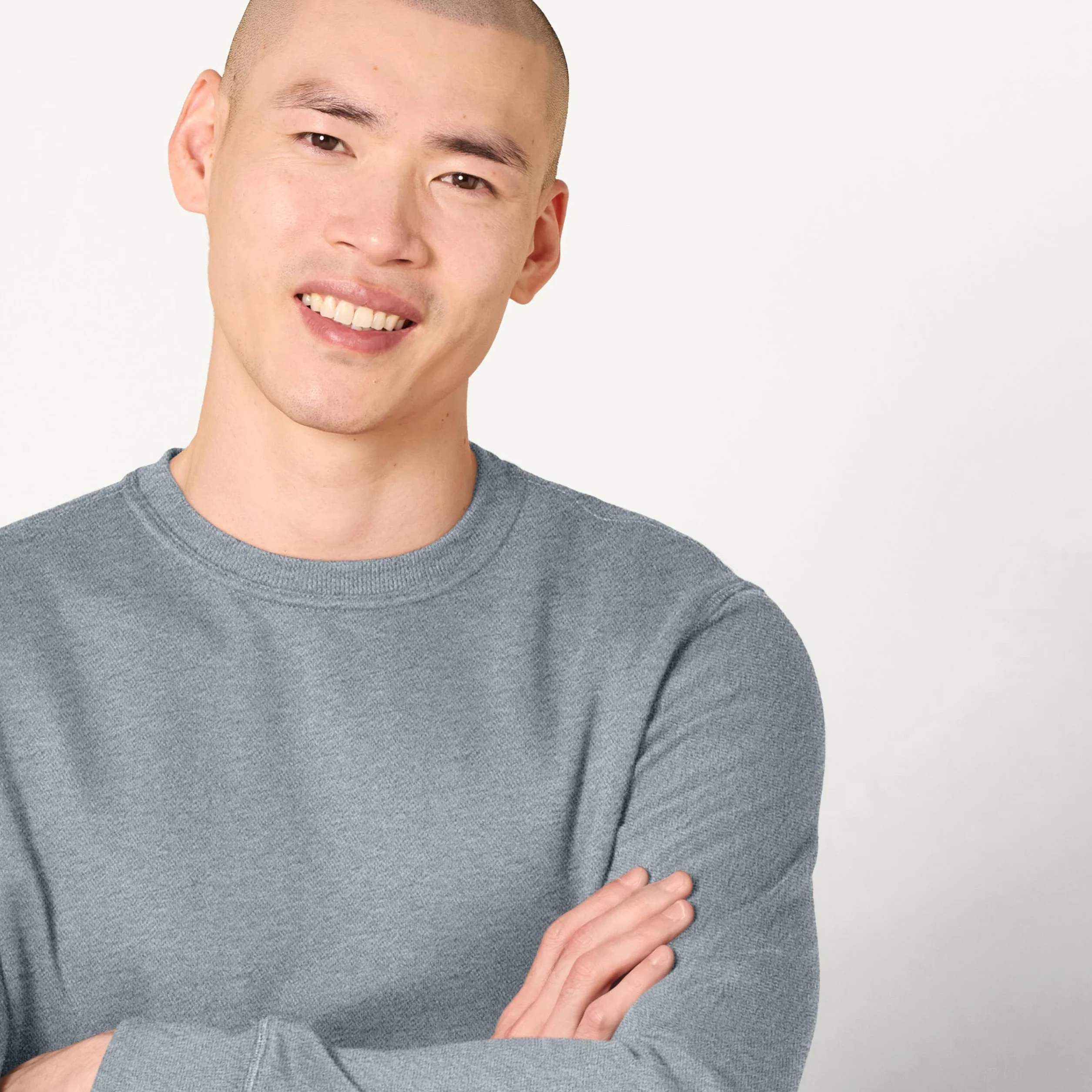 Amazon Essentials Homme Sweat-Shirt à col Rond en Polaire Grandes Tailles