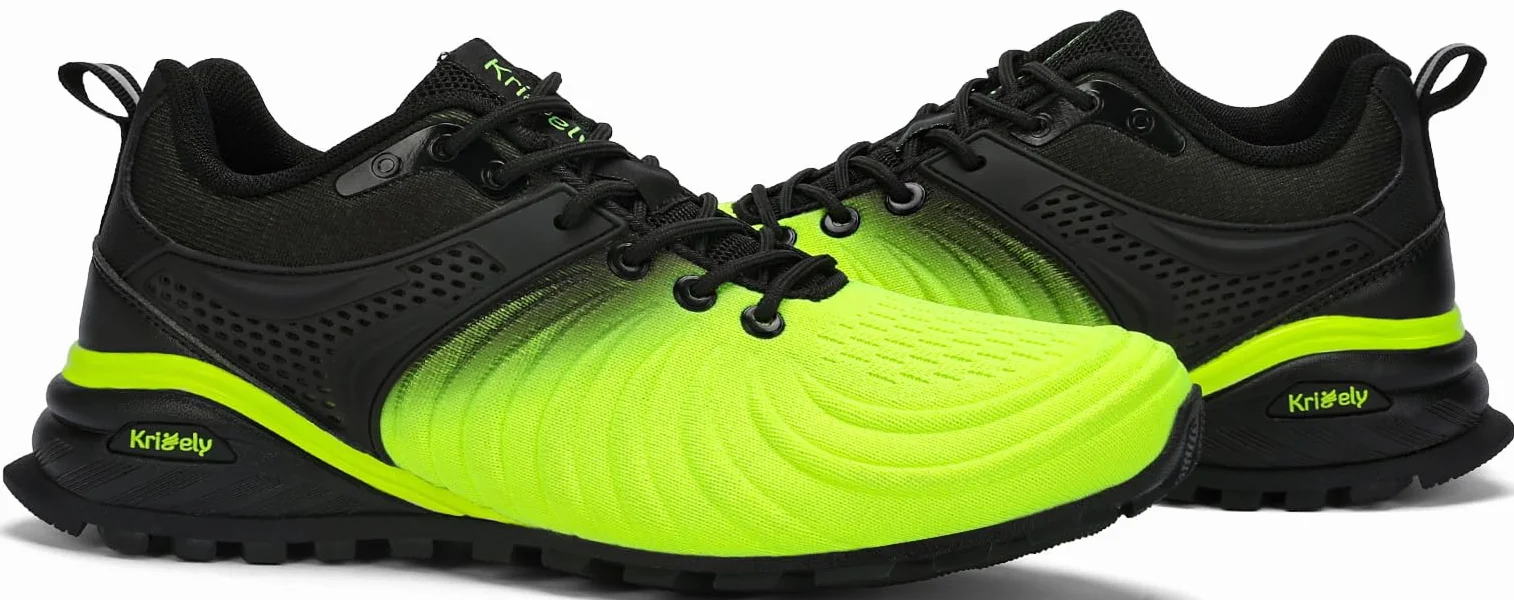 Kricely Chaussures Trail Homme Antidérapantes Outdoor Fitness Randonnée