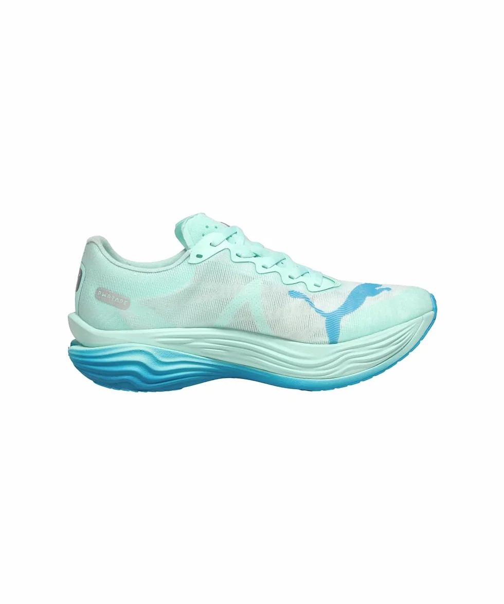 Puma Deviate Nitro Elite 3 Chaussure De Compétition Chaussures De Running Mint Melt-Speed Blue