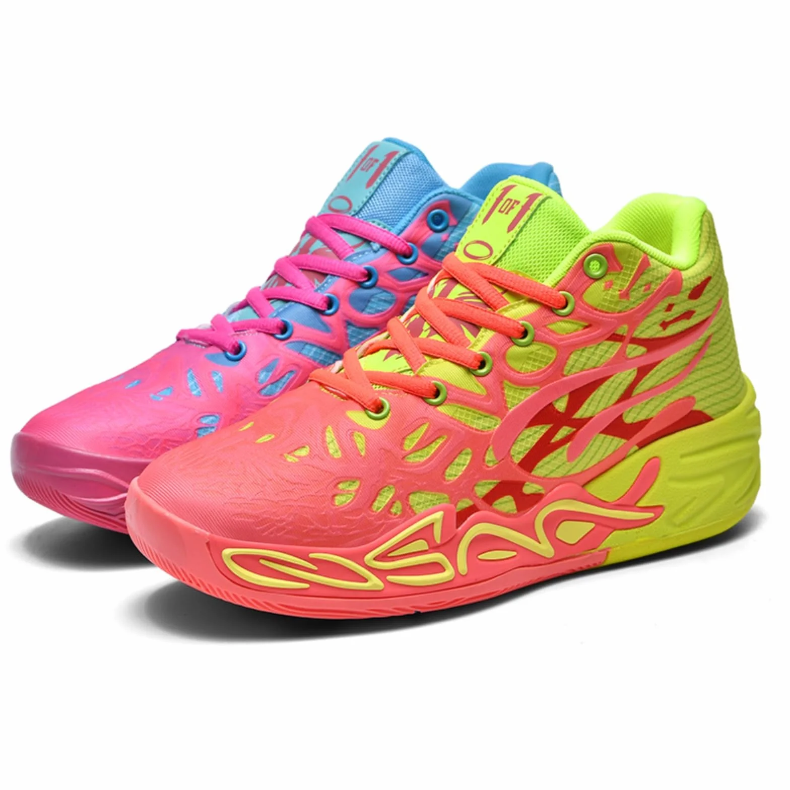 Bolognifi Chaussures de basket-ball homme en maille respirante sport
