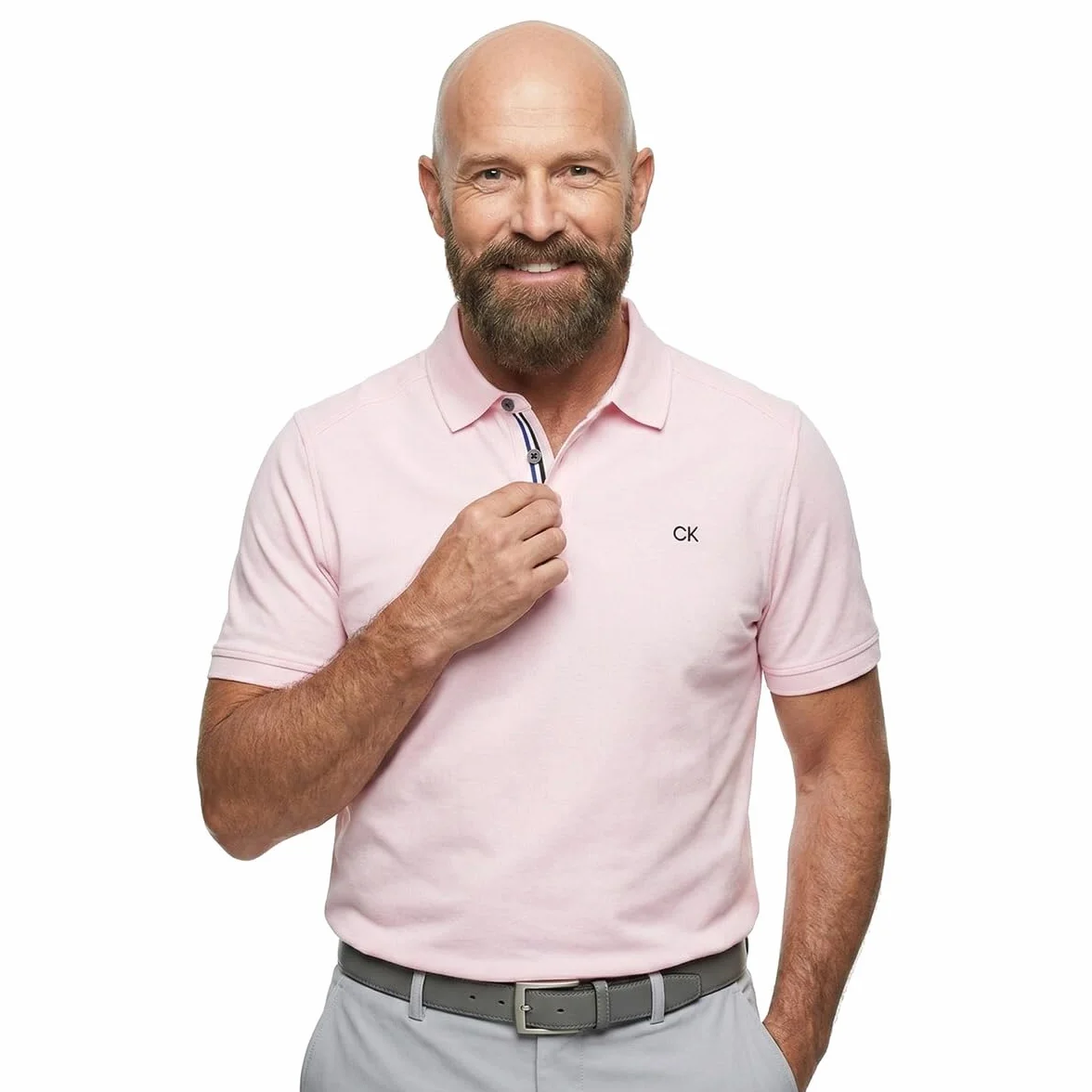 Calvin Klein Polo de Golf léger à Pointe Campus 2026 Homme