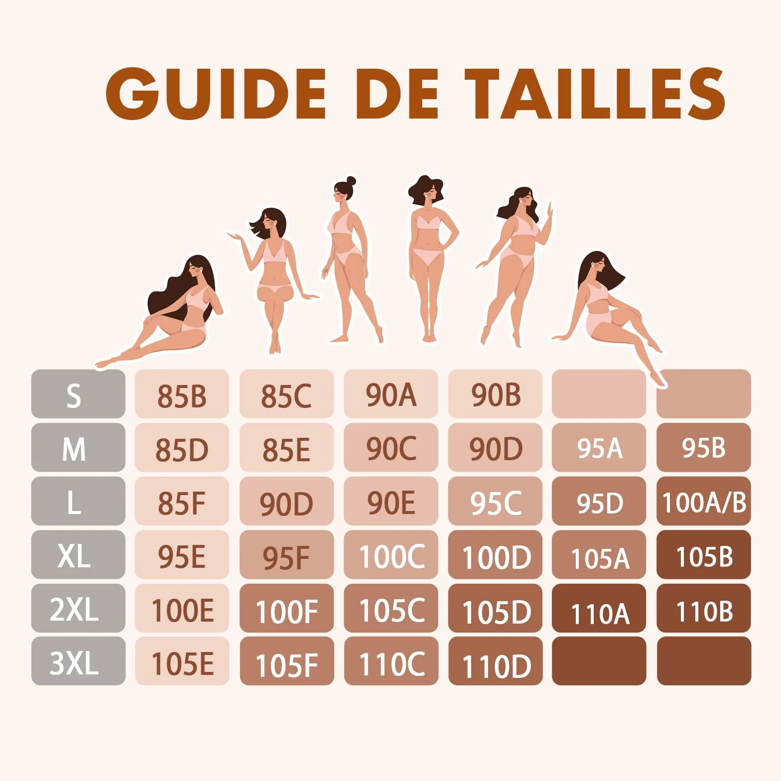 Ganado Soutien-Gorge Femme sans Armature Col en V Bralette avec Coussinets sans Coutures