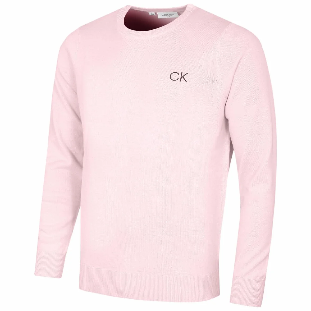 Calvin Klein Golf Pull Hommes col Rond Rose M