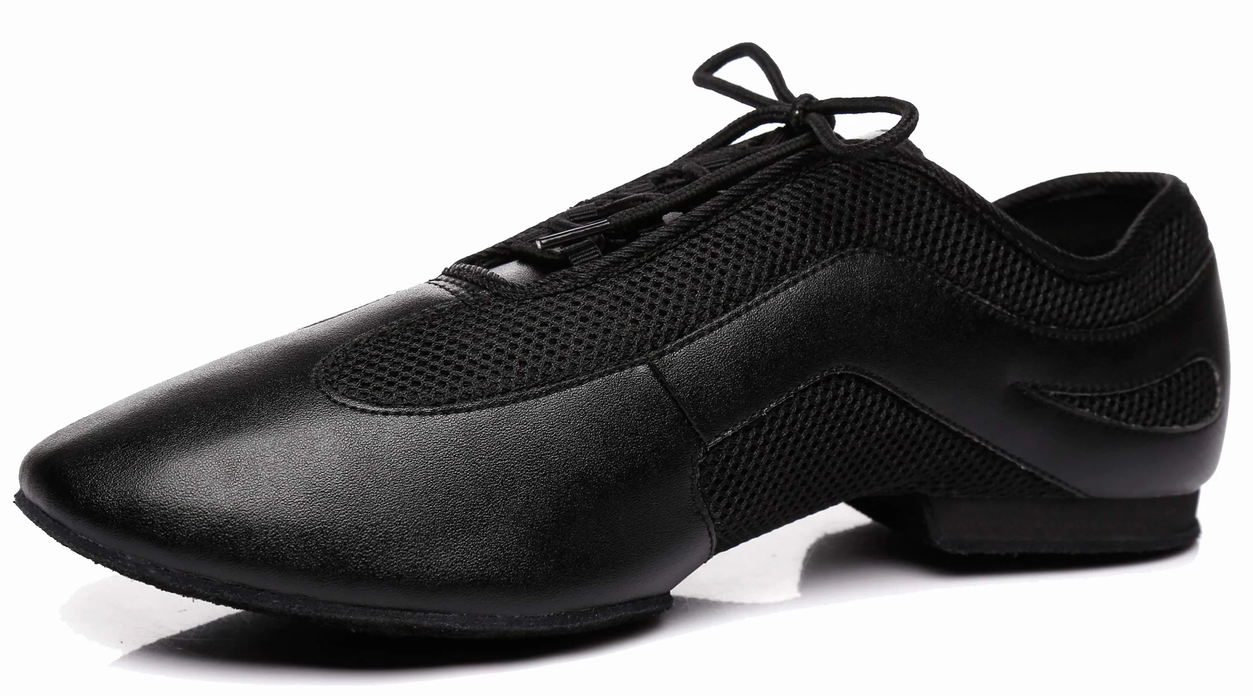 L400 Chaussures de danse latine à lacets en maille synthétique homme
