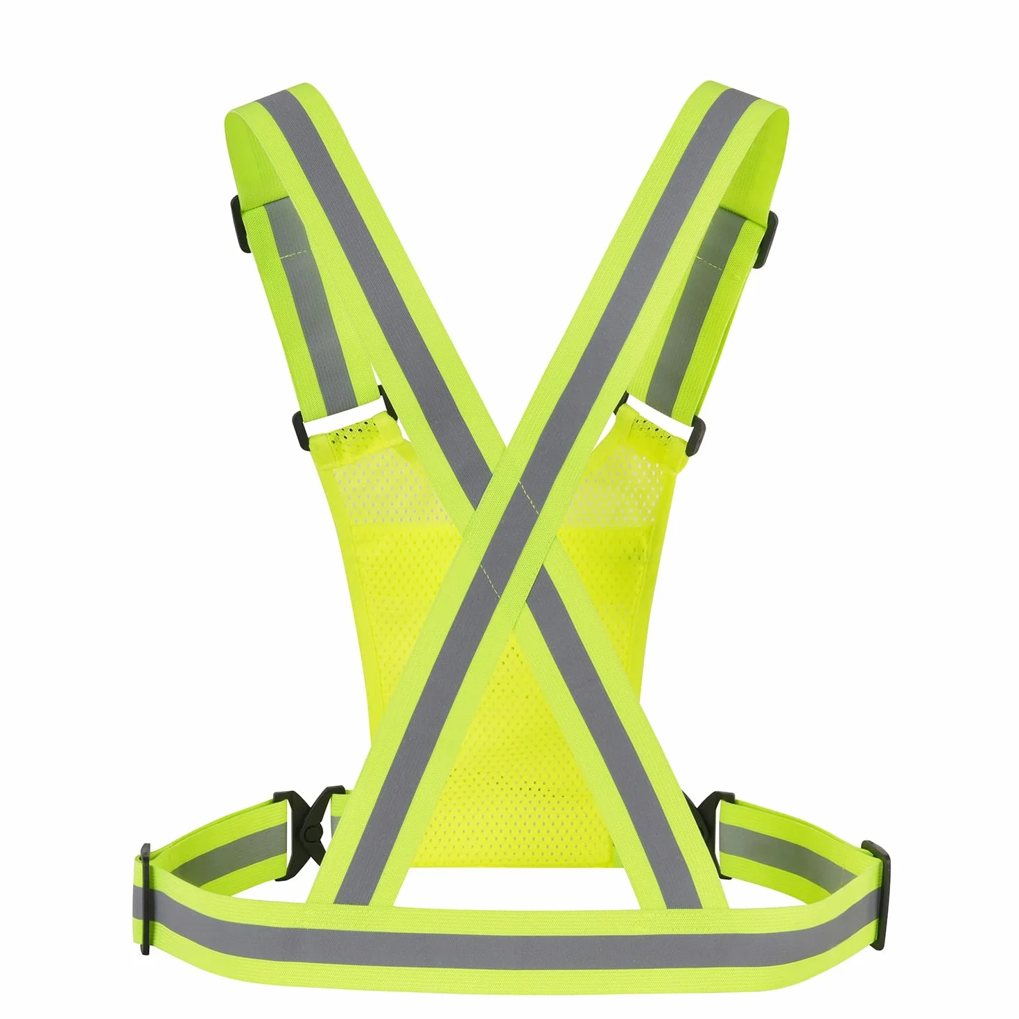 Gilet de Course Réfléchissant avec Poche pour Téléphone Portable – Gilet Lumineux pour Vélo