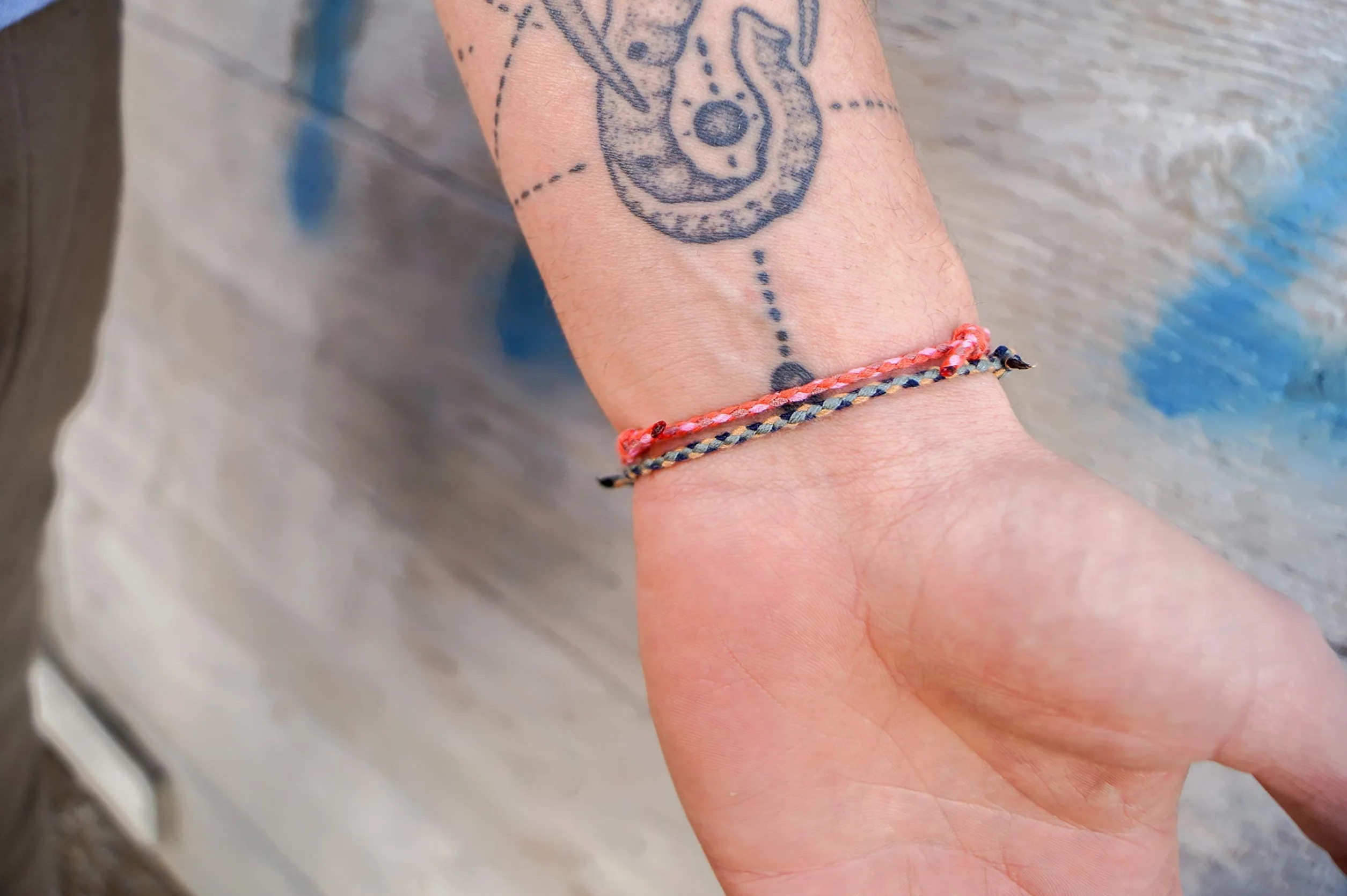Bracelet surfeur Style Surfeur Set hommes femmes boho hippie accessoires plage festival 100% coton écologique imperméable ajustable