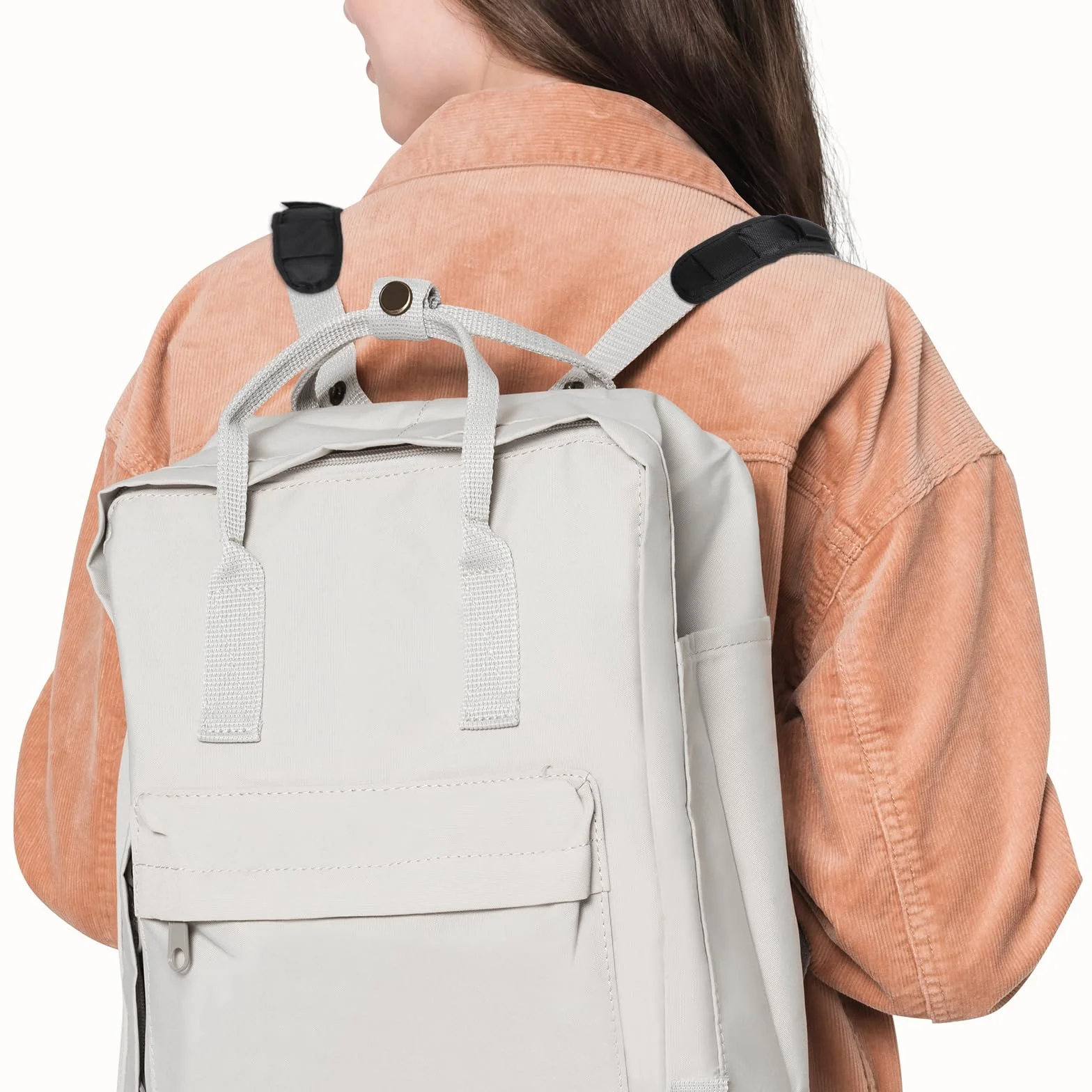 Coussinets amovibles noirs extra épais pour bandoulière de sac à bagages, lot de 2