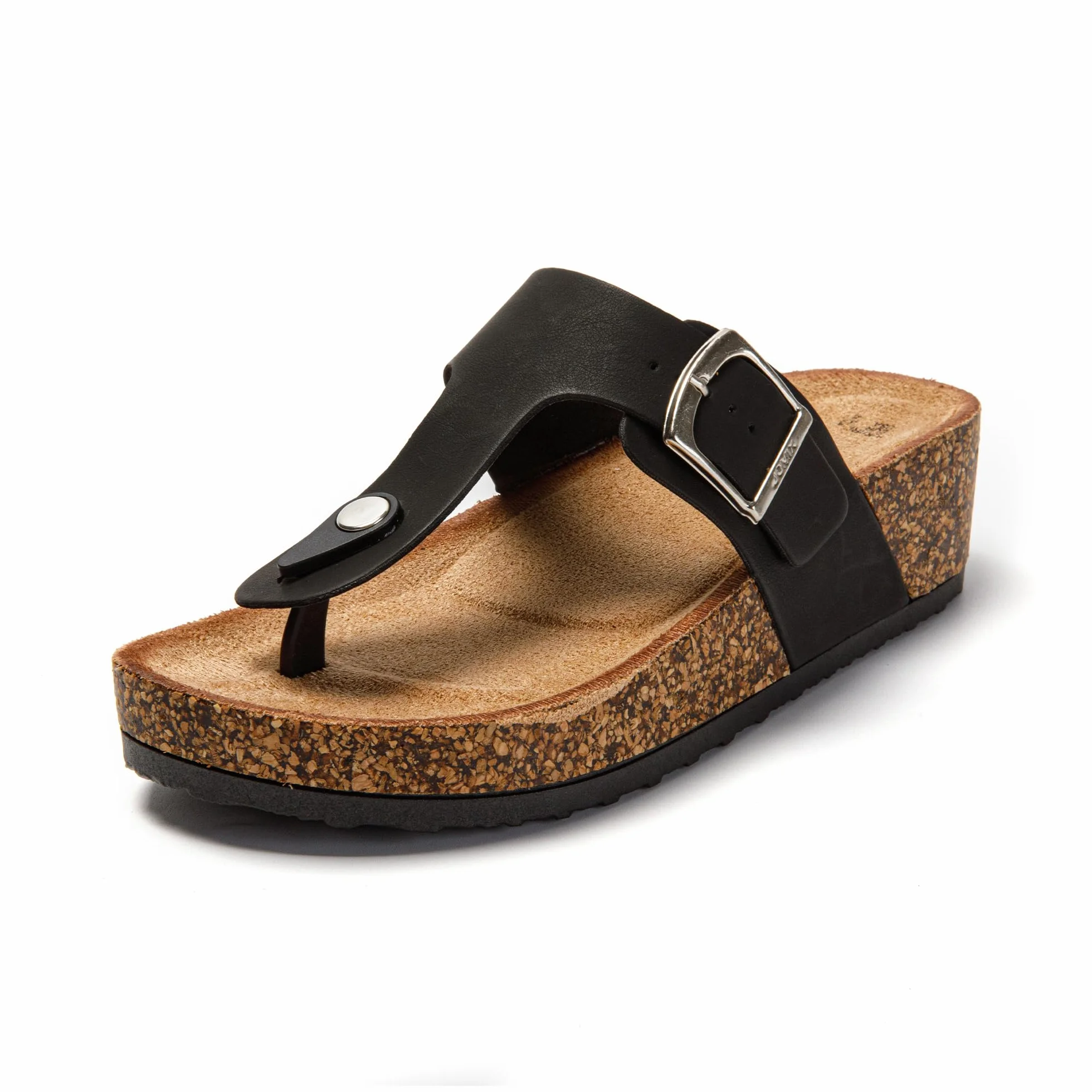 JOMIX Sandales Femme Mules Réglables Confortables pour Maison Piscine Plage