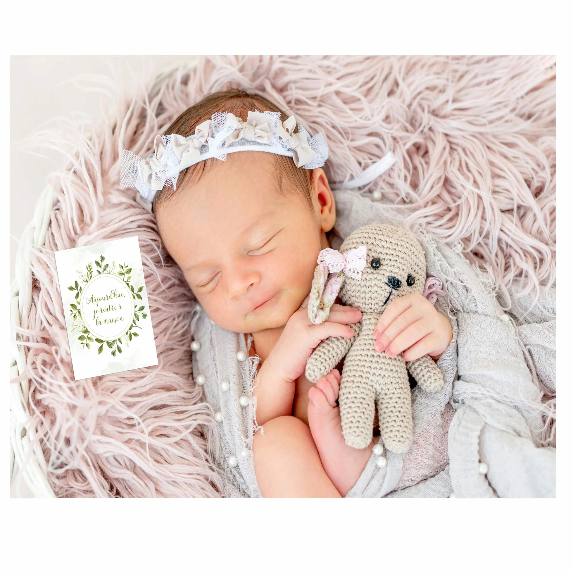 Cartes Étape Bébé Floral Vert – 14 Cartes Souvenir Mois par Mois – Cadeau Naissance Original