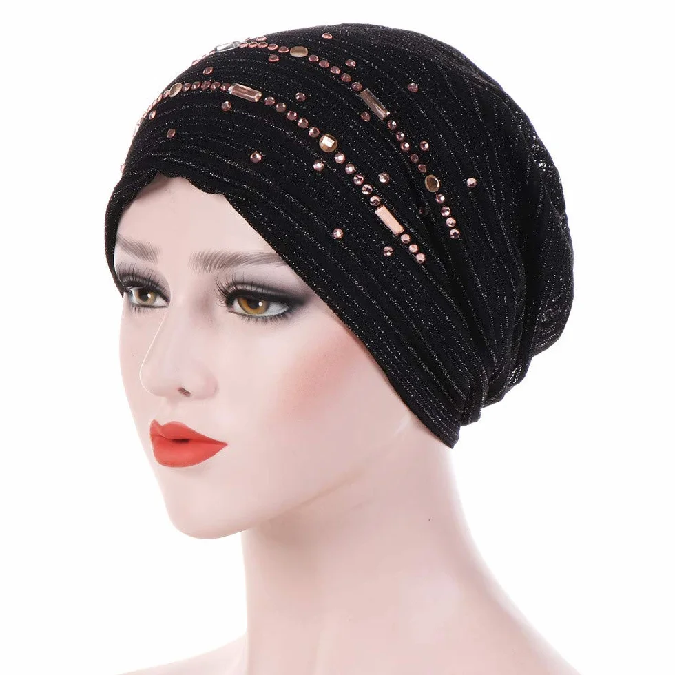 Beani Bonnet de chimie en dentelle pour femme perte de cheveux cancer