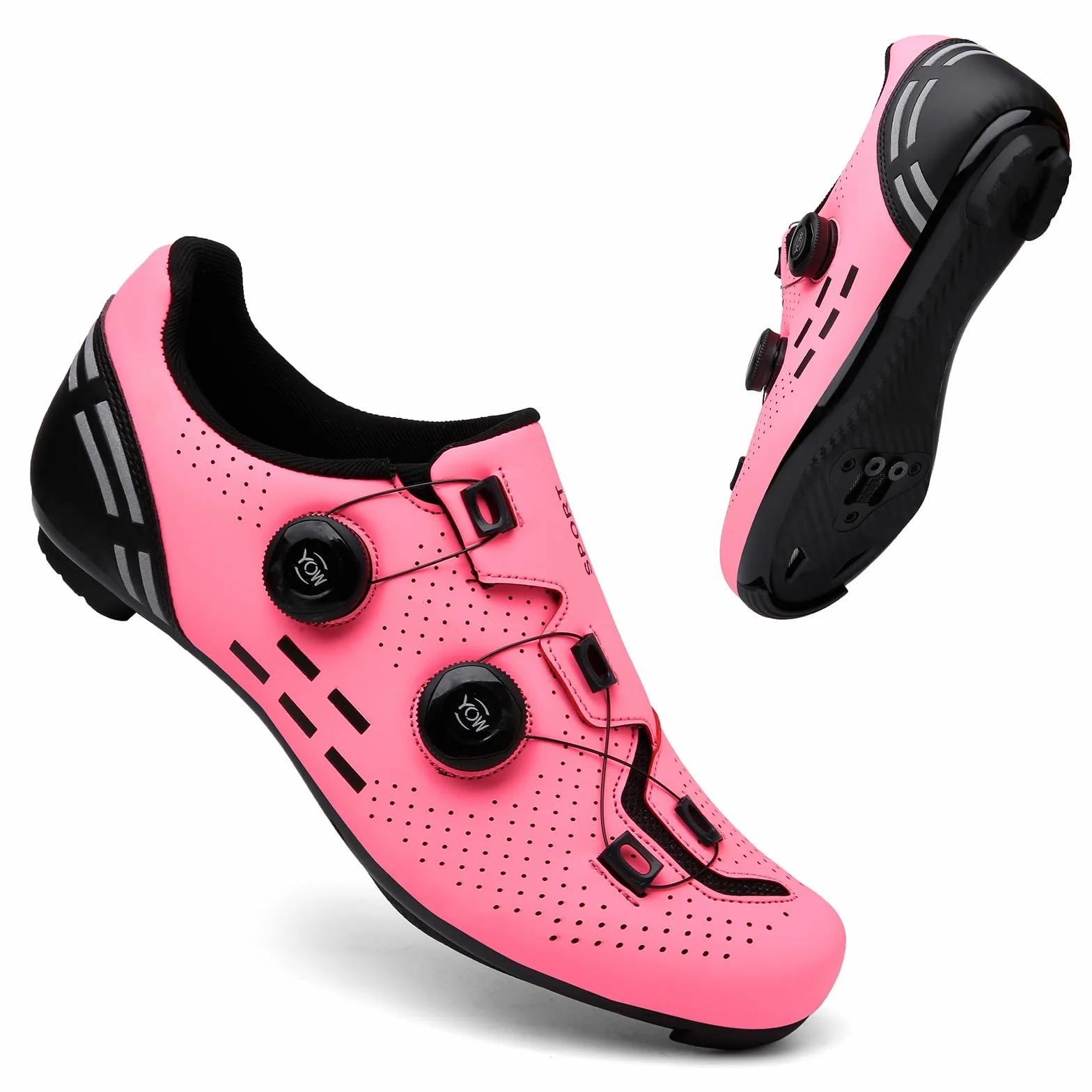 SDEQA Chaussures Cyclisme Femmes Route Look Delta SPD SPD-SL Vélo
