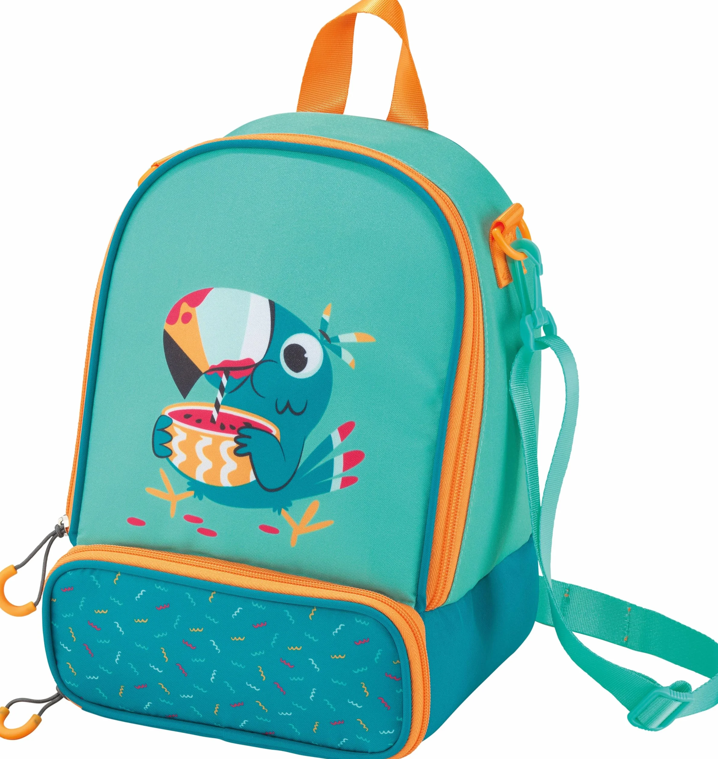 Maped Picnik Sac Isotherme Toucan Vert Fluo Double Compartiment Bandouilière Amovible