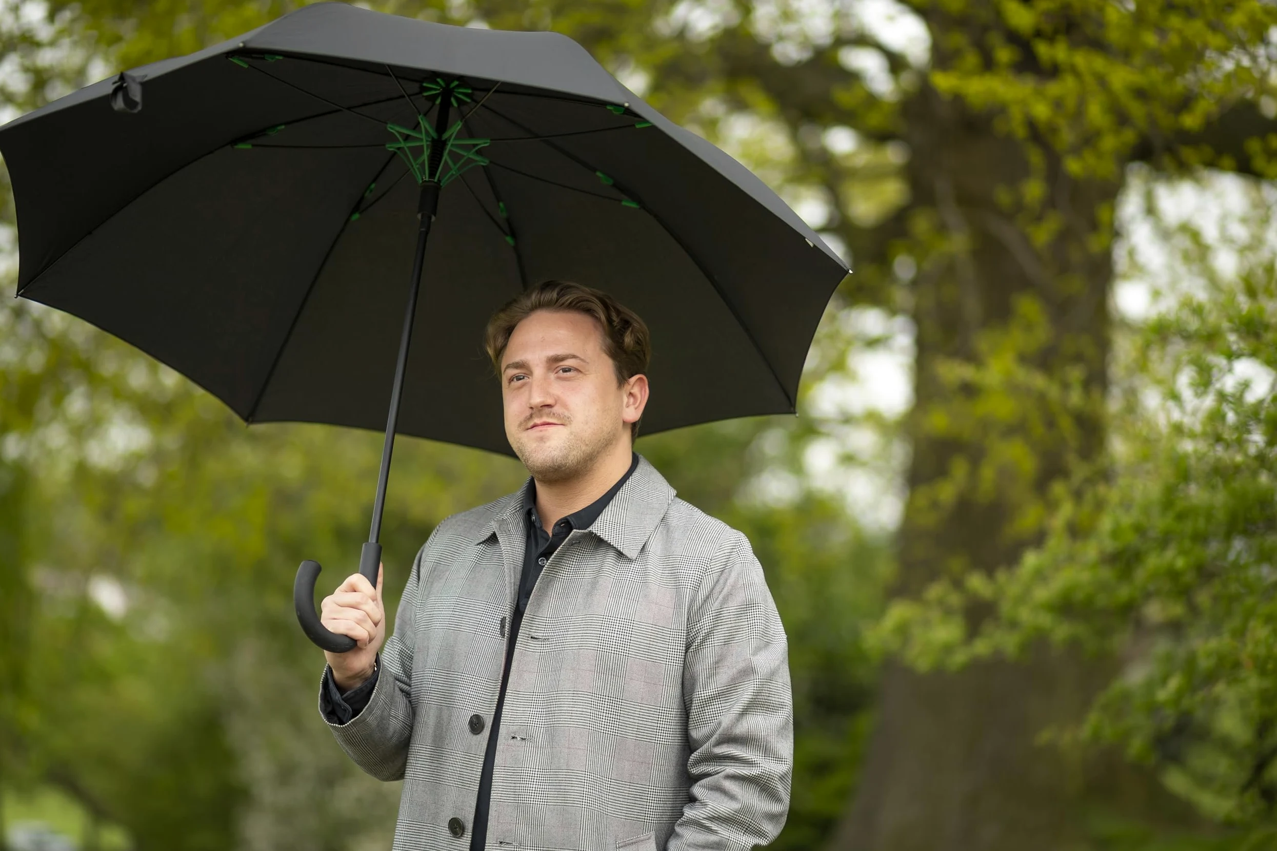Fulton Black Typhoon Umbrella