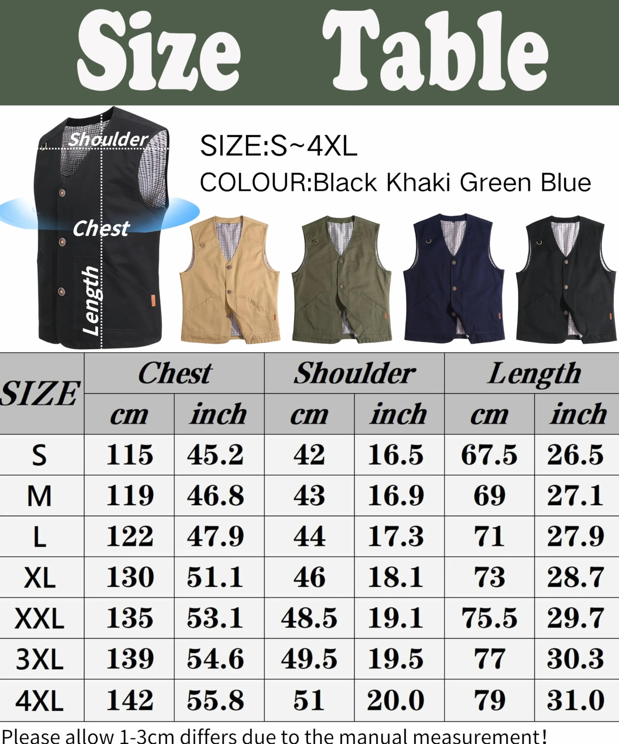 Homme Plein Air Gilet de Sport Pêche Veste Sans Manches Légère Respirant Camping Chasse