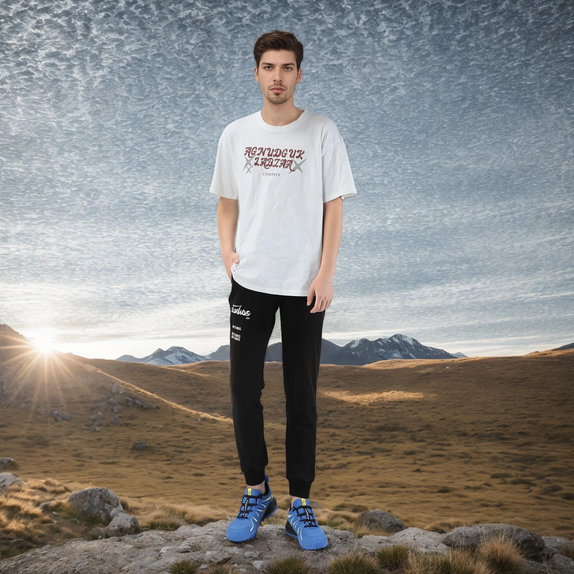 Chaussures Trail Homme Respirantes Antidérapantes Randonnée Légères Trekking Outdoor