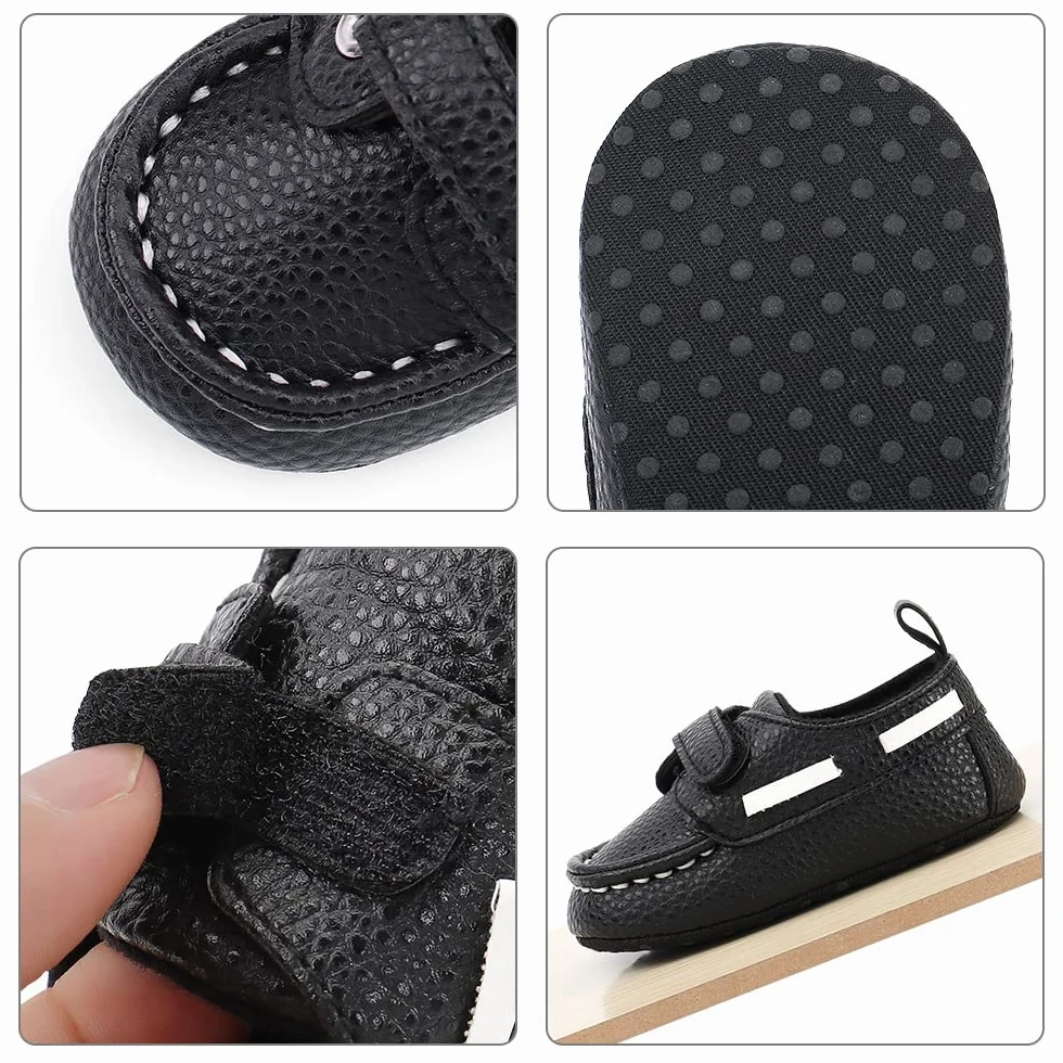 MASOCIO Mocassin Bébé Garçon Chaussures Premiers Pas Souple Antidérapants