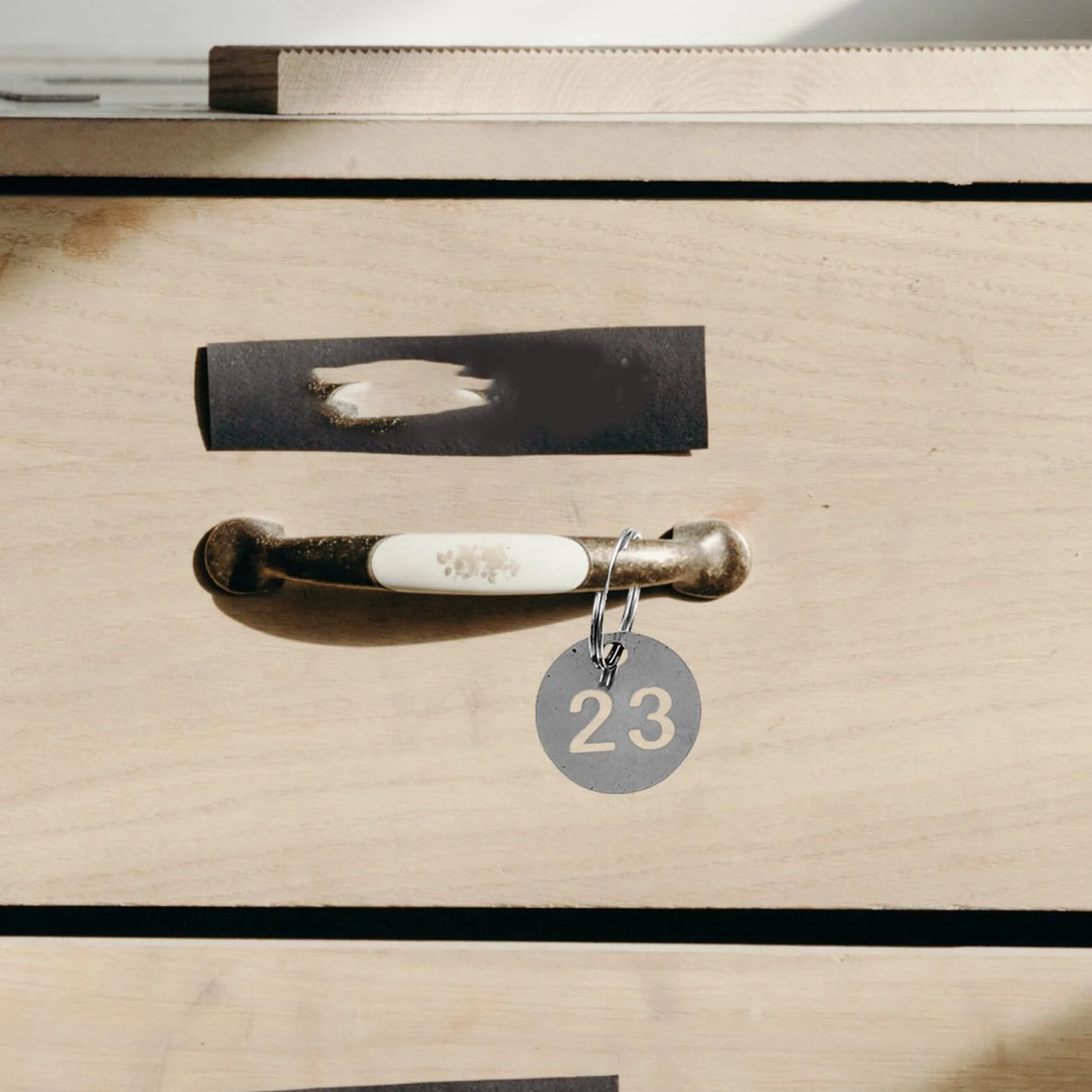 MAGICLULU Étiquettes Numérotées en Acier Inoxydable 30 Pièces Porte-Clés Métal