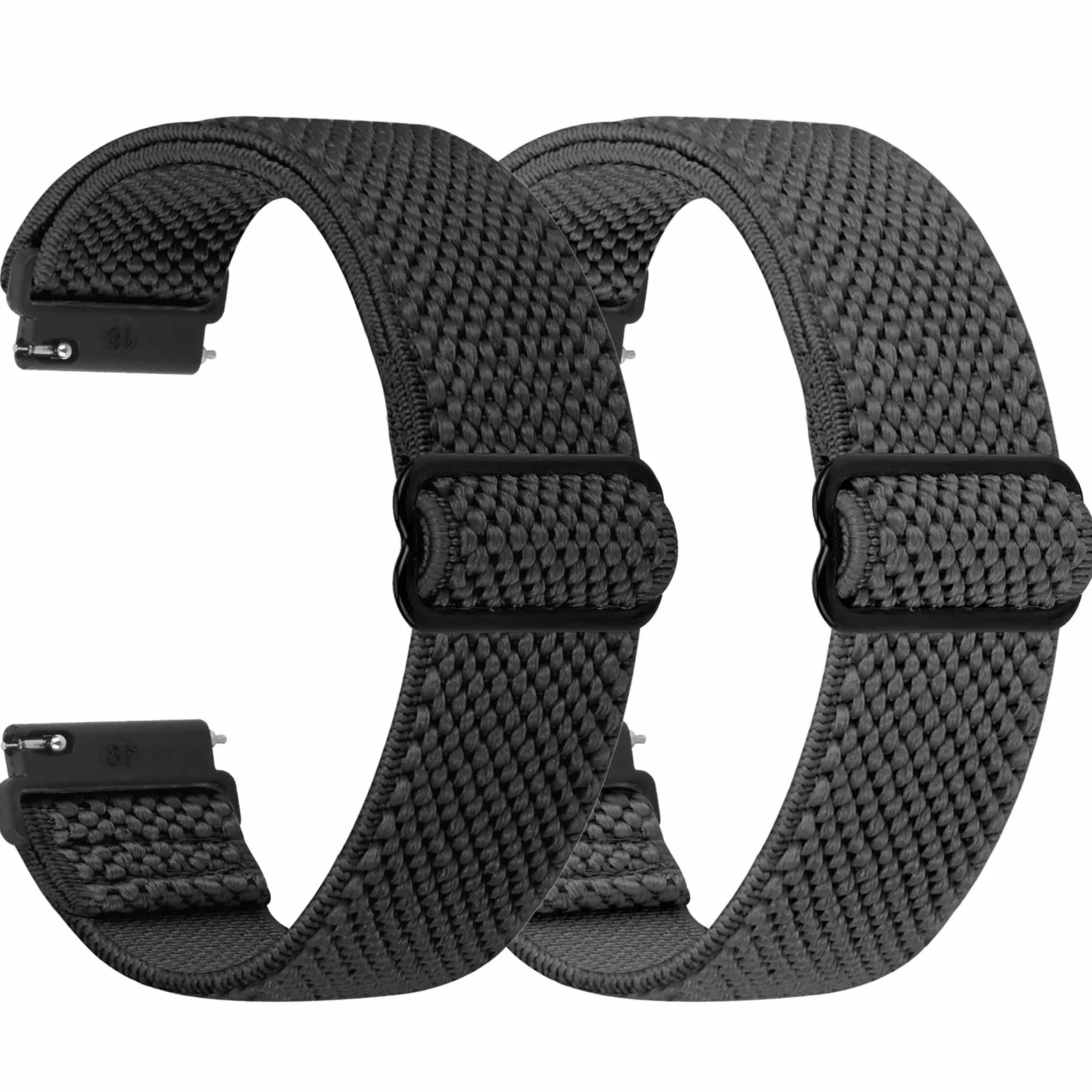 Bracelet Montre en Nylon Tressé 24mm 22mm 20mm 19mm 18mm Homme Femme Boucle Réglable Sport