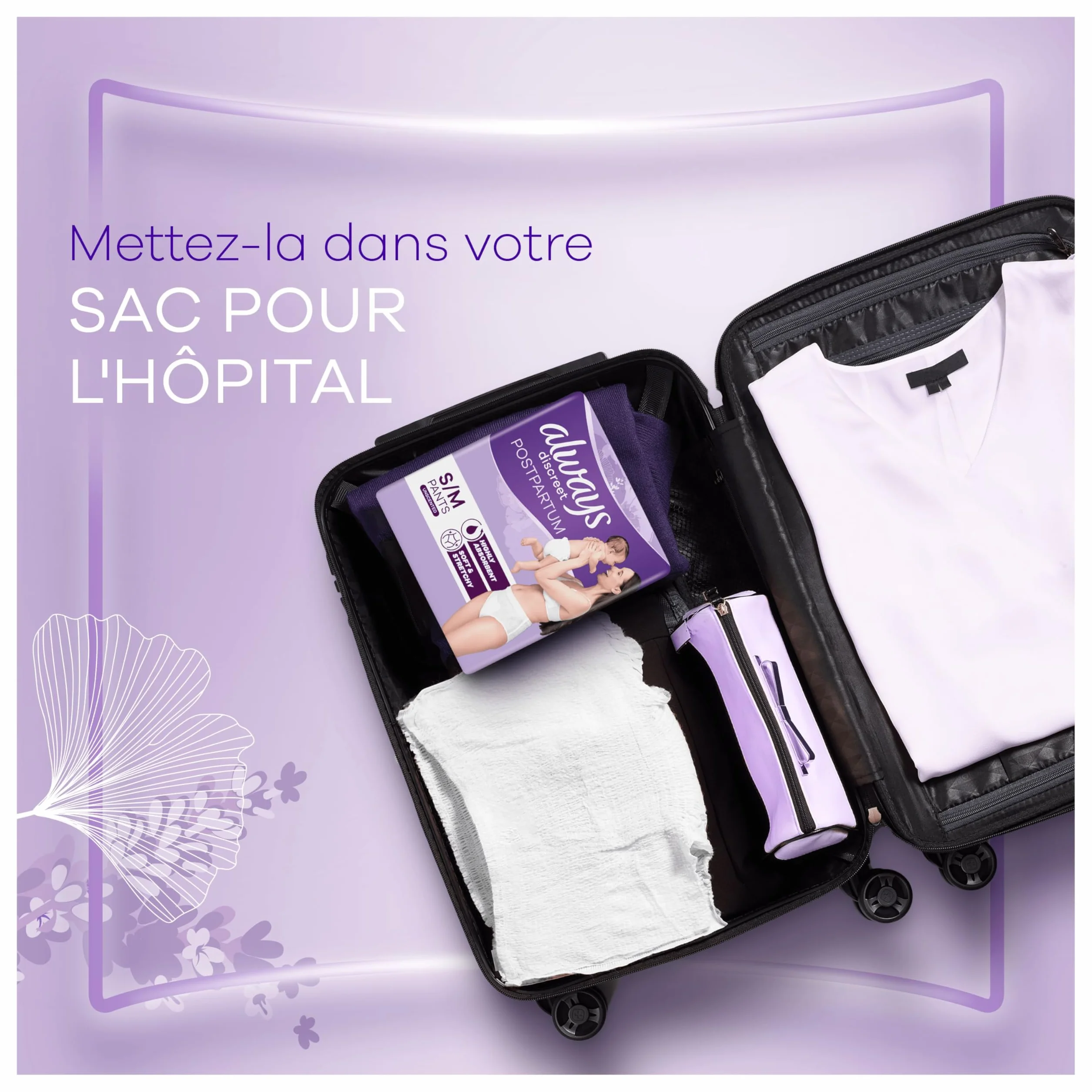 Always Discreet Culottes Postpartum Jetables Très Absorbante Taille M 9 Pièces