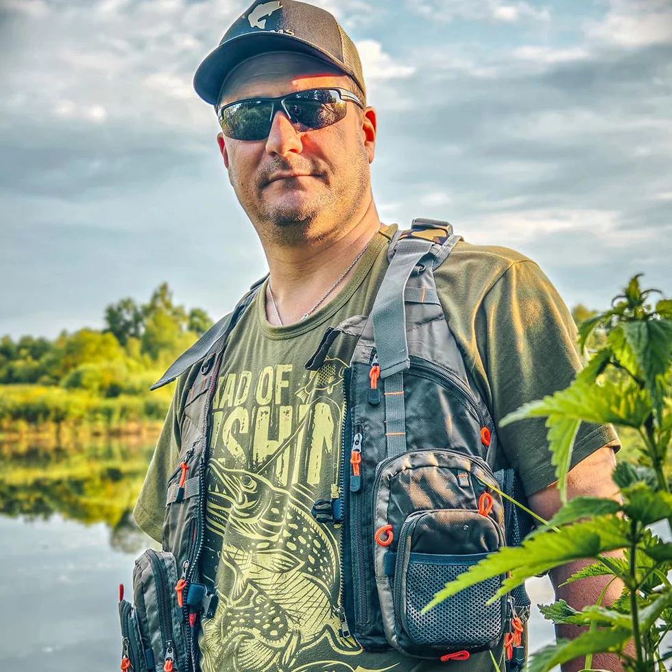 Kylebooker Gilet de pêche à la Mouche Taille réglable Hommes Femmes